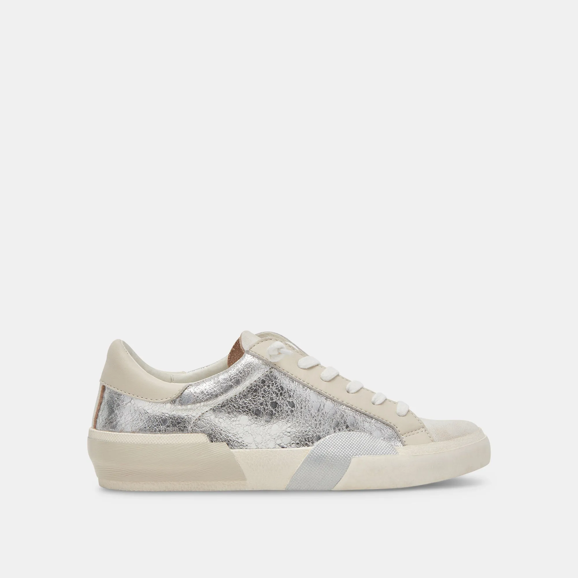ZINA SNEAKERS CHROME DISTRESSED LEATHER Easy Cushioning All-around durability