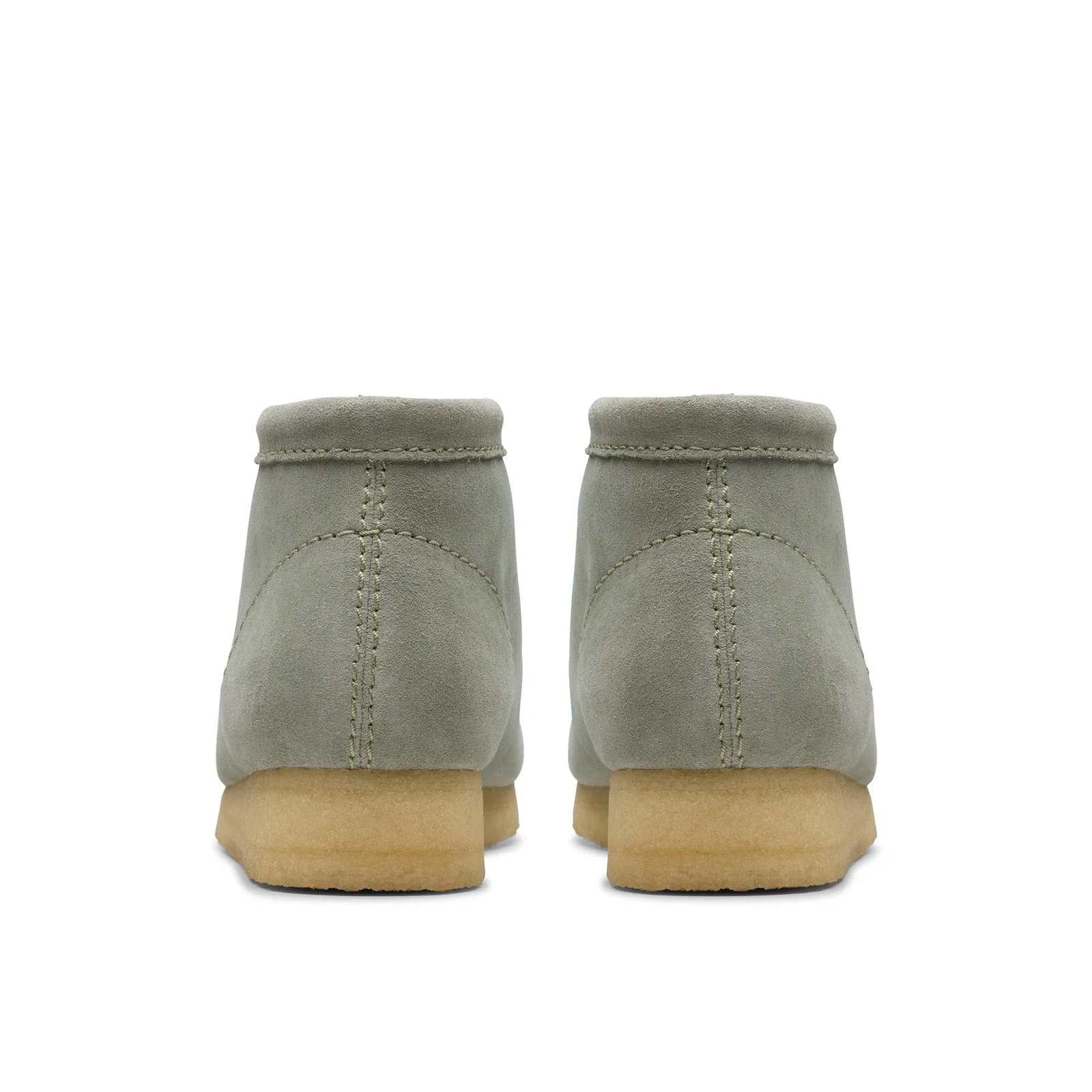 Chic Style Workplace Use Clarks Wallabee Boot 26181139 Mens Gray Suede Lace Up Chukkas Boots