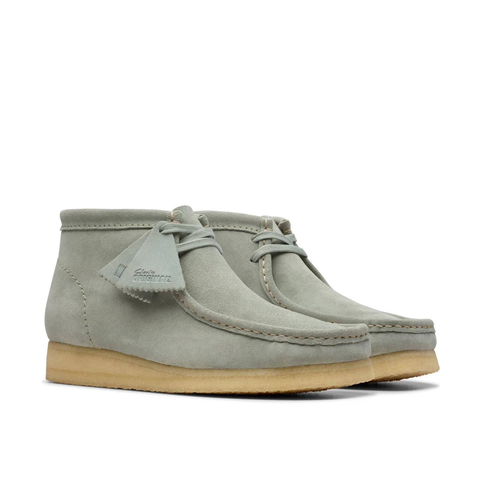 Urban Comfort Clarks Wallabee Boot 26181139 Mens Gray Suede Lace Up Chukkas Boots