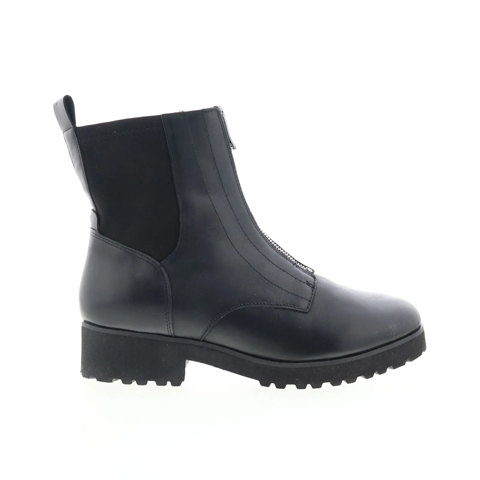 Sleek Function Easy Spirit Willet SEWILLET Womens Black Wide Leather Casual Dress Boots