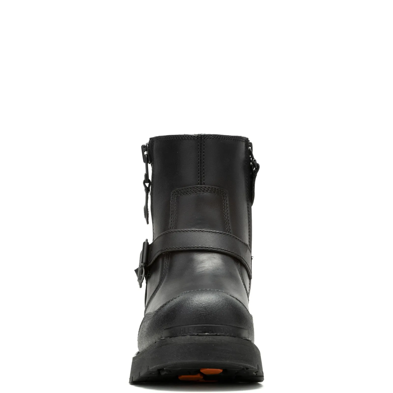 Harley-Davidson Hadan 6" D96296 Mens Black Leather Lace Up Motorcycle Boots All-Weather Design. Soft Padding