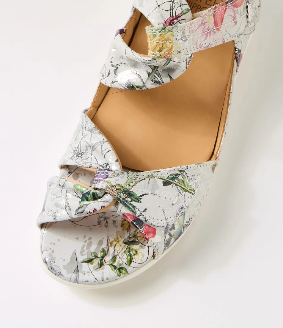 ZIERA DOXIE WHITE FIELDS Summer Ready Shoes