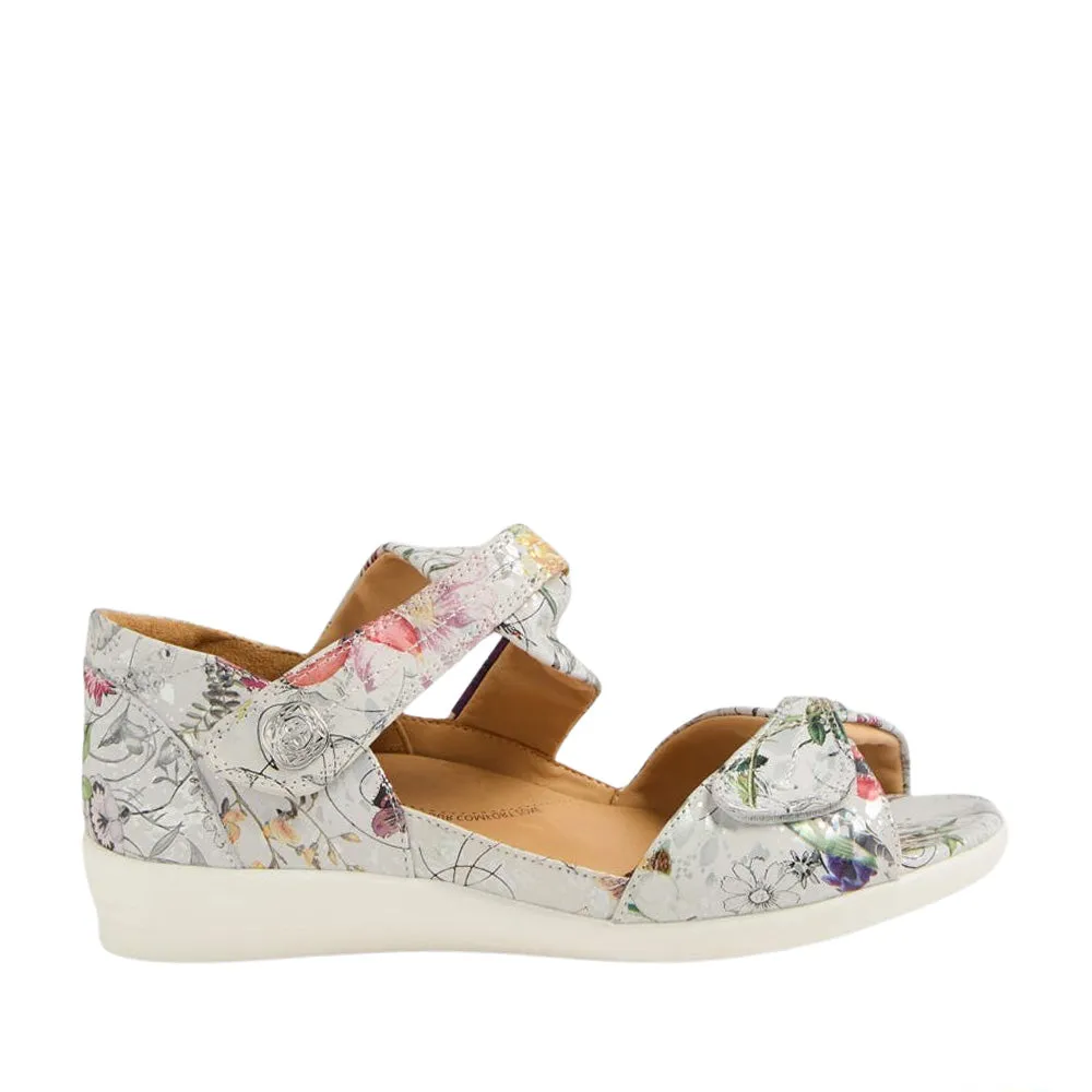 ZIERA DOXIE WHITE FIELDS Supportive Travel Shoes.