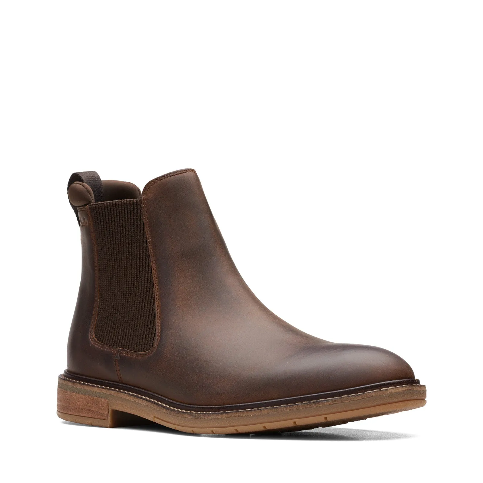 Rain Terrain Classic Fit Clarks Clarkdale Hall 26163069 Mens Brown Wide Leather Chelsea Boots