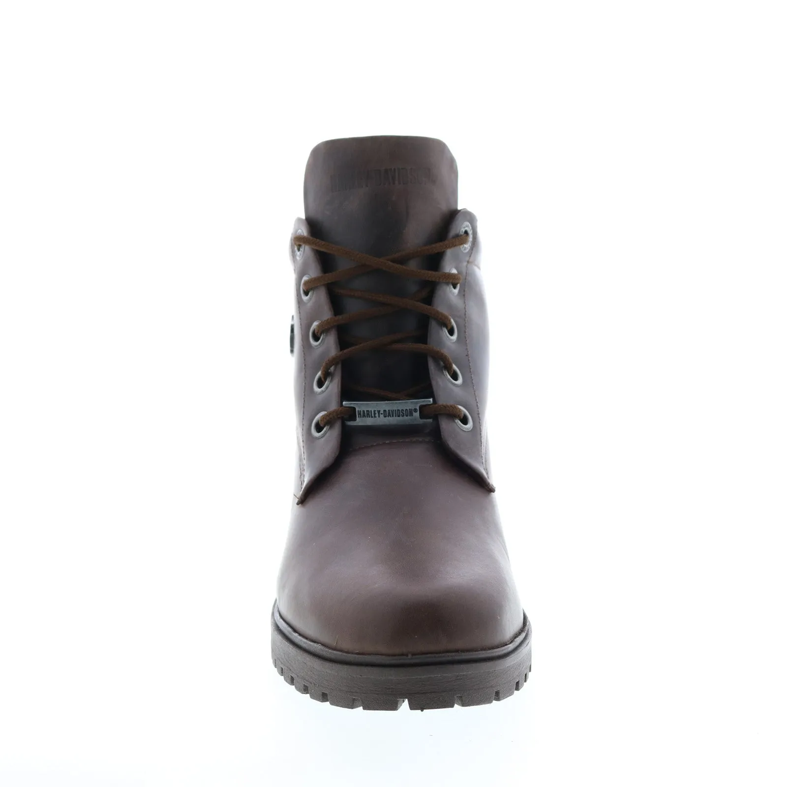 High-Quality Leather Tactical Gear Harley-Davidson Ayers 6" Laceup Chukka Womens Brown Ankle & Booties Boots