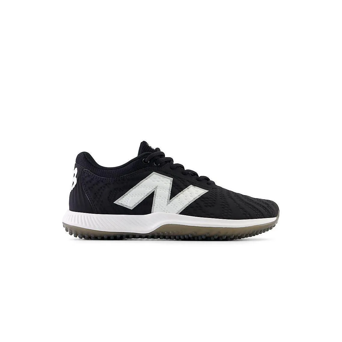 Rubberized Finish Everyday Support New Balance Men's FuelCell 4040 V7 Turf Baseball Shoes - Black / Optic White - T4040SK7