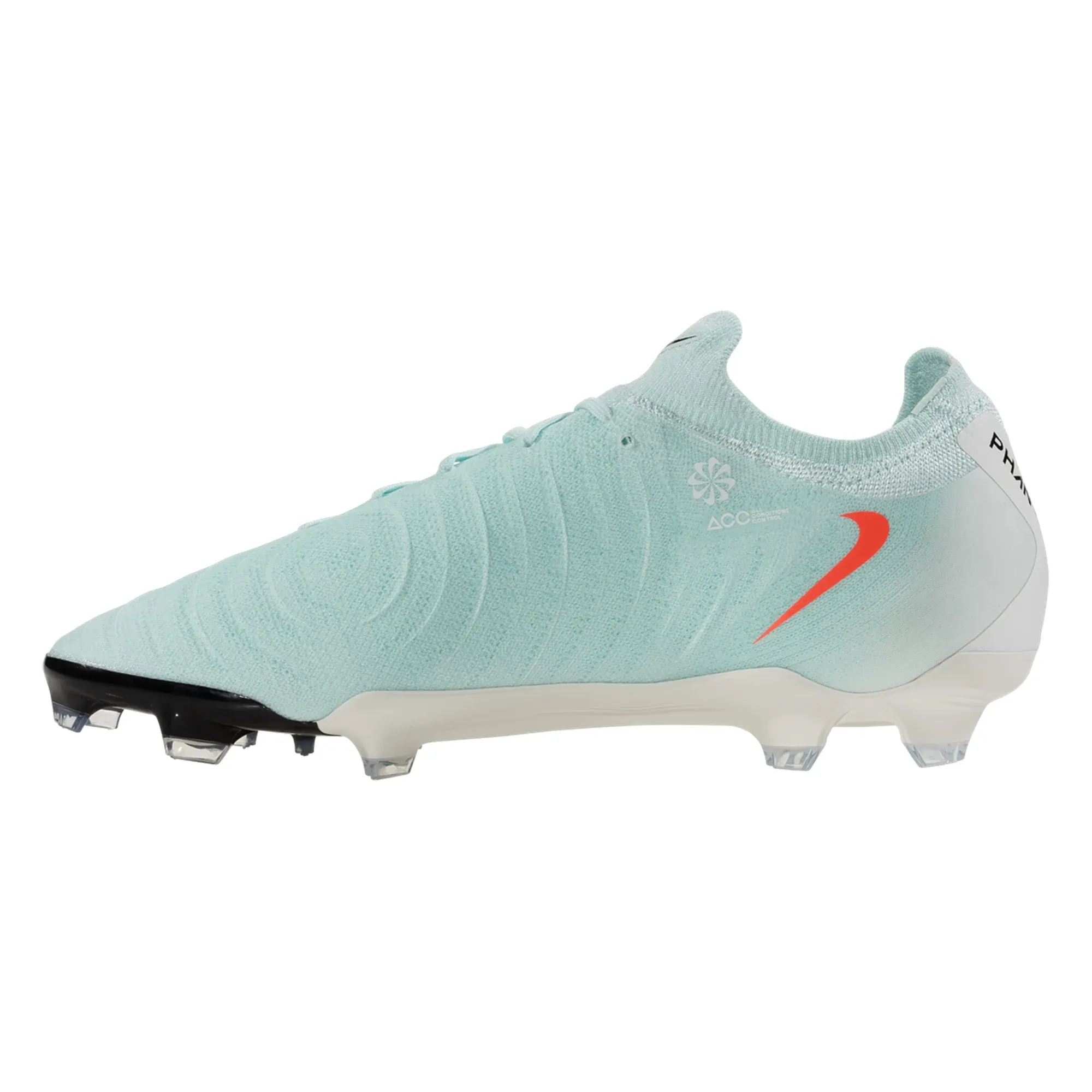 Body Control Nike Phantom GX II Pro FG Soccer Cleats (Mint/Atomic Red-Off Noir)