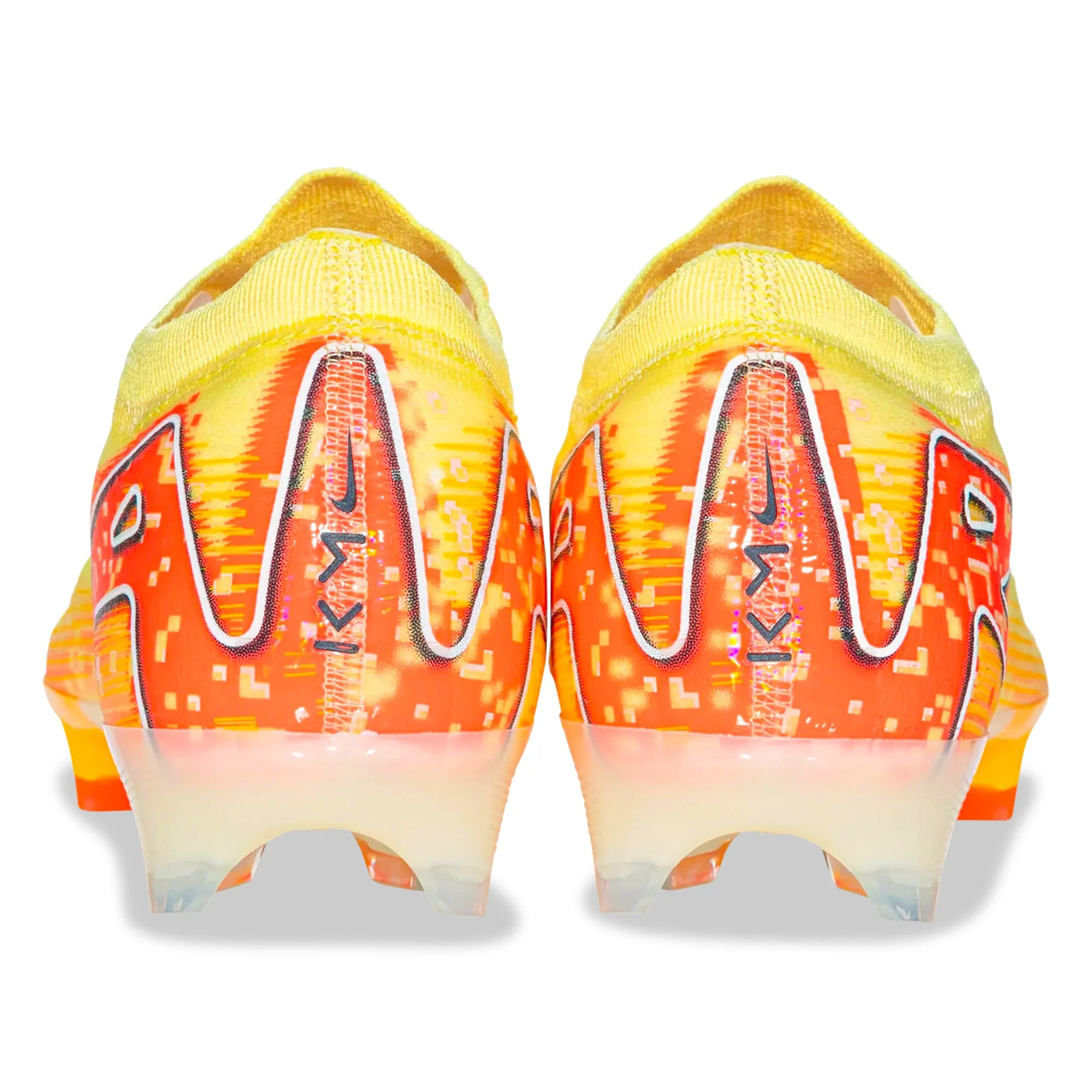 Nike Zoom Vapor 16 Elite KM FG Soccer Cleats (Light Laser Orange/Armory Navy) Firm Placement
