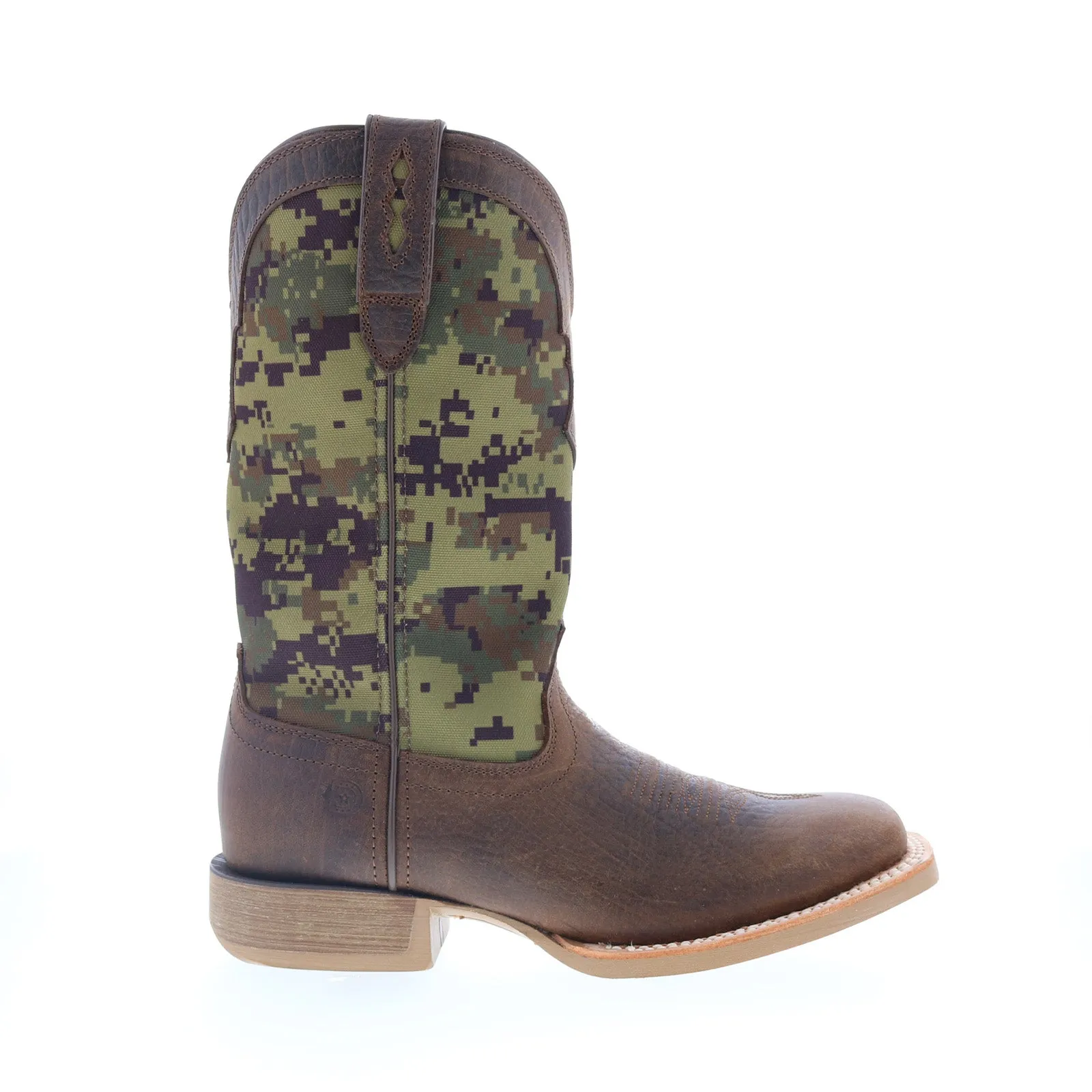 Durango Rebel Pro DDB0396 Mens Brown Leather Slip On Western Boots Trail Ready Footwear Urban Exploration