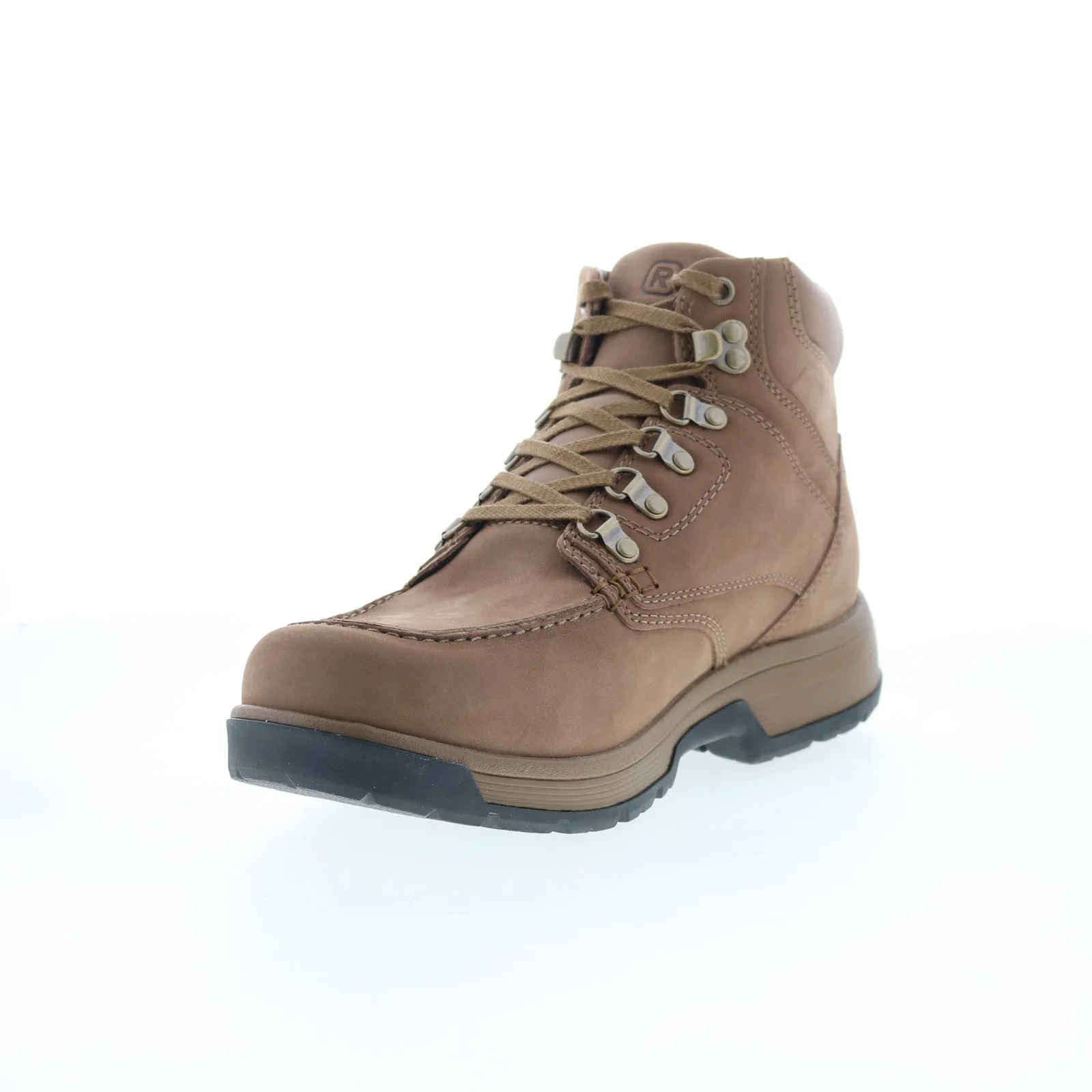 Minimal Impact Desert Expedition Rockport Ezra Waterproof RMEZRA Mens Brown Leather Casual Dress Boots
