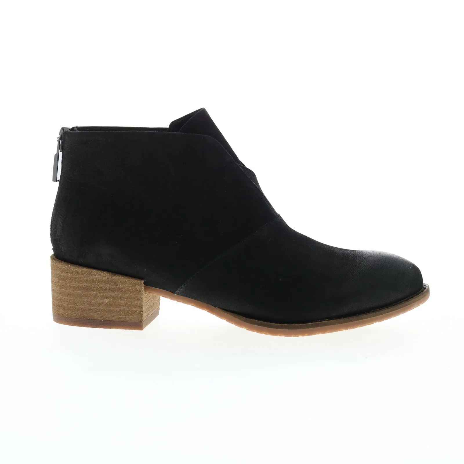 Softwalk Tilden S2060-004 Womens Black Wide Nubuck Ankle & Booties Boots Hard wearing