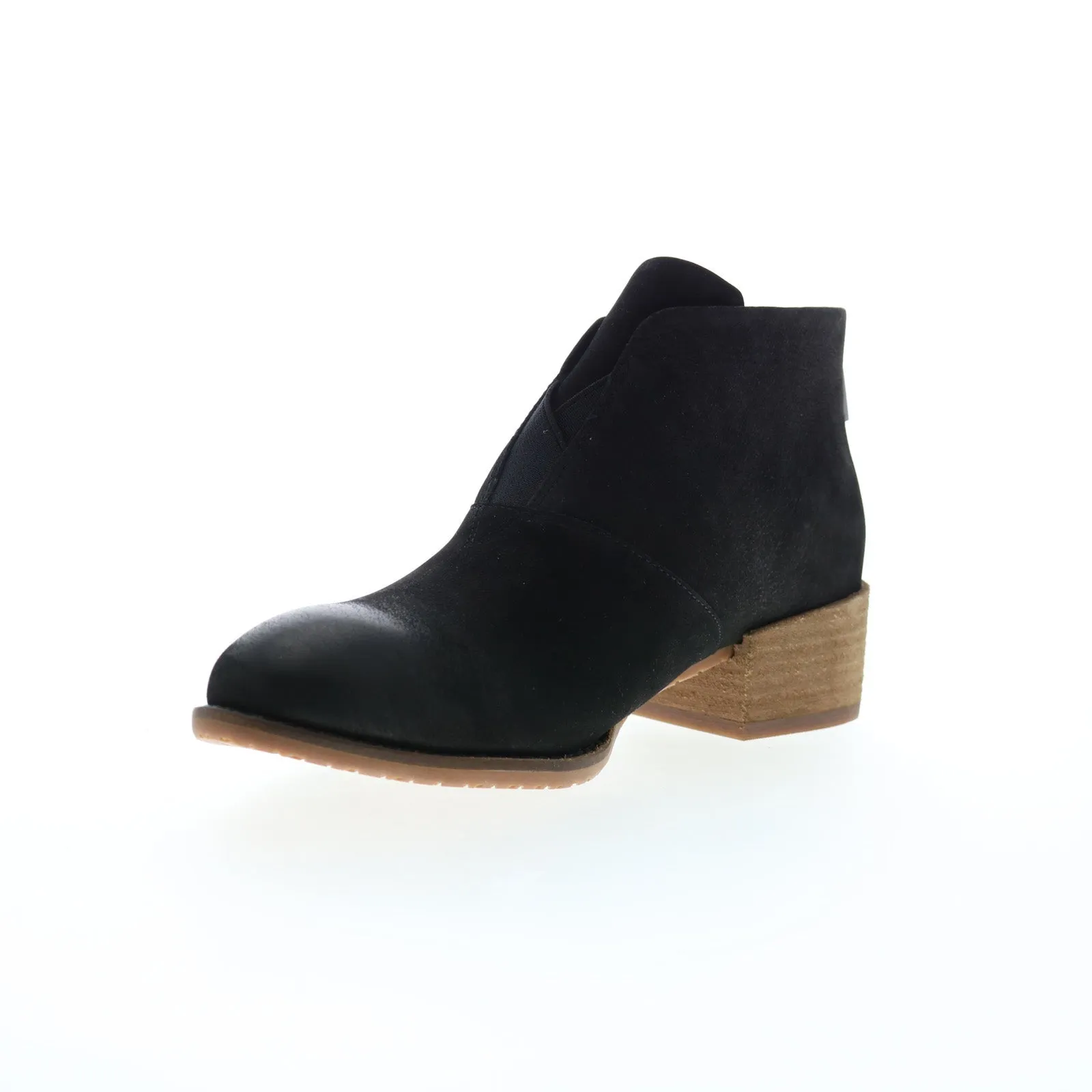 Cold-resistant Stylish Appeal Softwalk Tilden S2060-004 Womens Black Wide Nubuck Ankle & Booties Boots