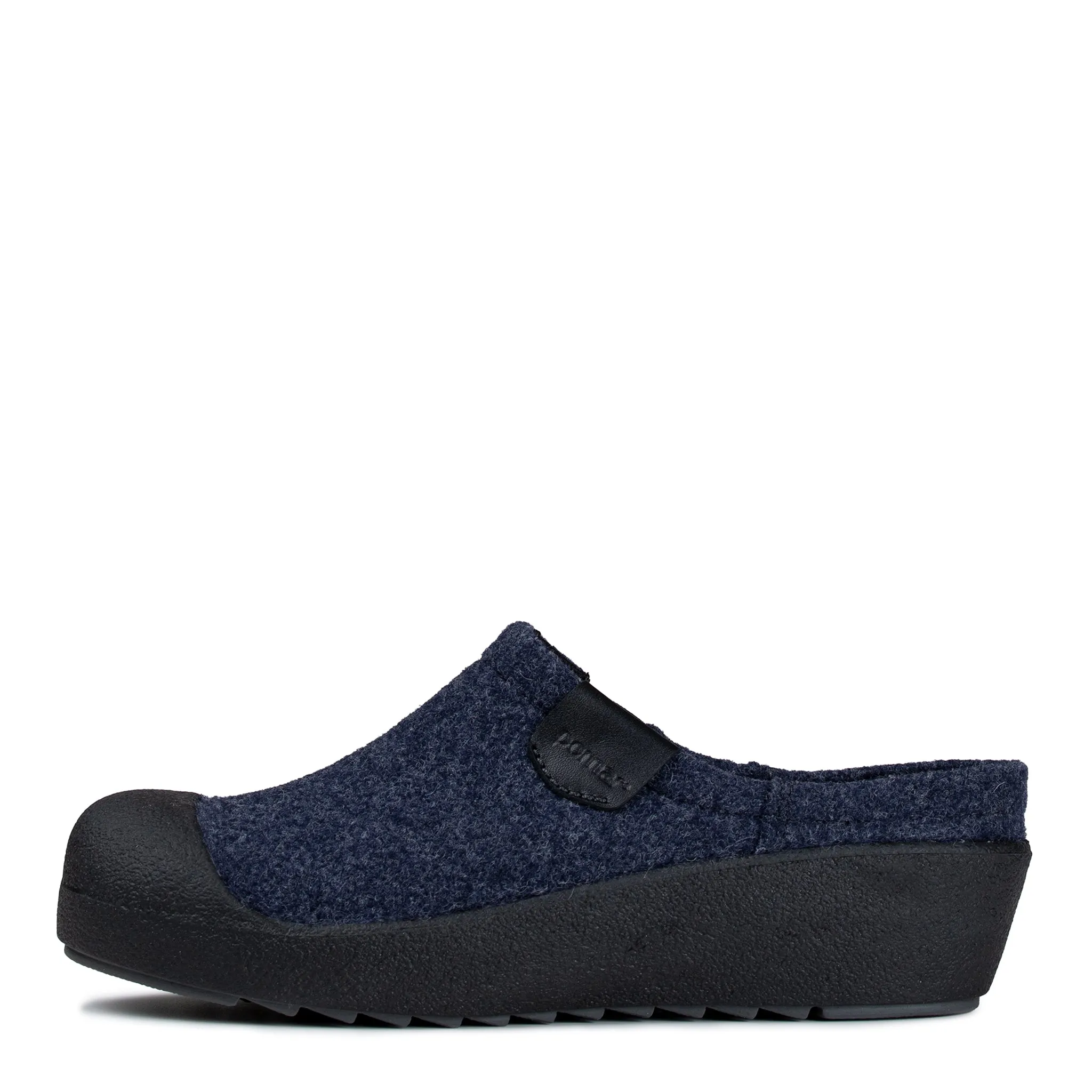 VIIRU Women's felt slip-ons Slip Fit Travel Anti Skid