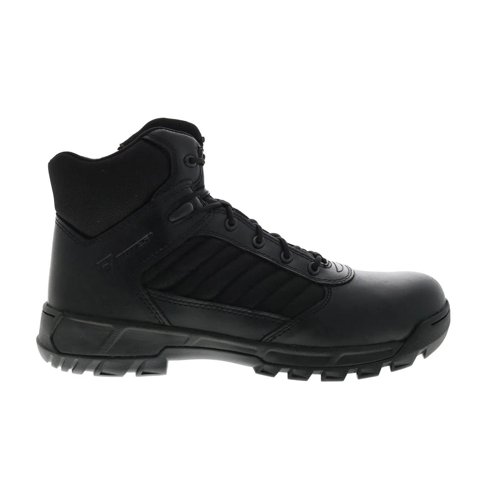 Comfortable Padding Bates Tactical Sport 2 Mid Side Zip E03161 Mens Black Leather Tactical Boots