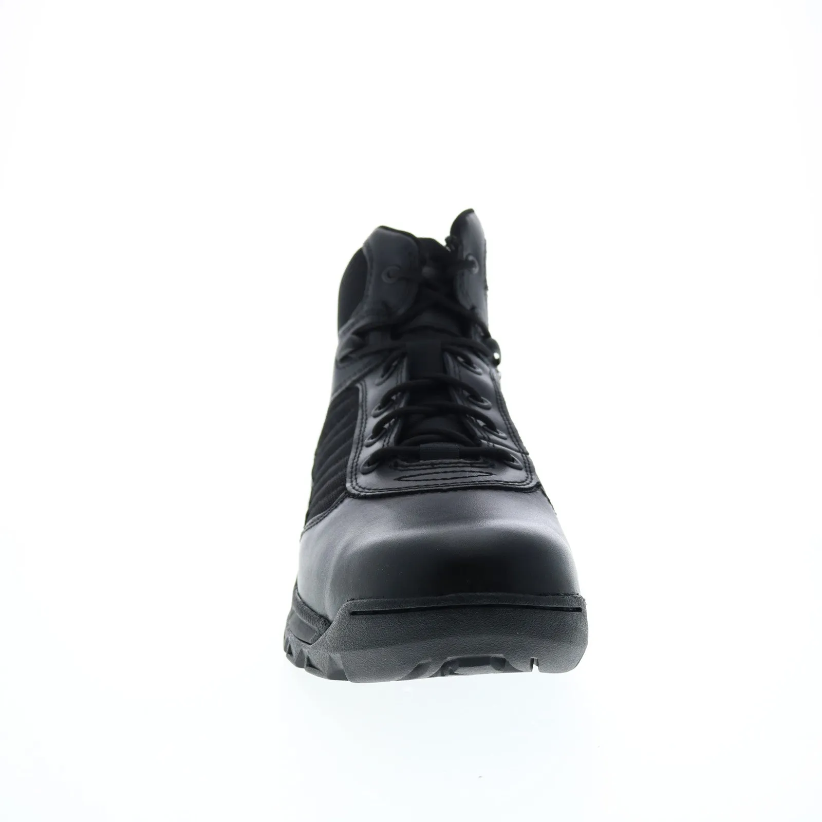 Fall Ready Reliable Grip Bates Tactical Sport 2 Mid Side Zip E03161 Mens Black Leather Tactical Boots