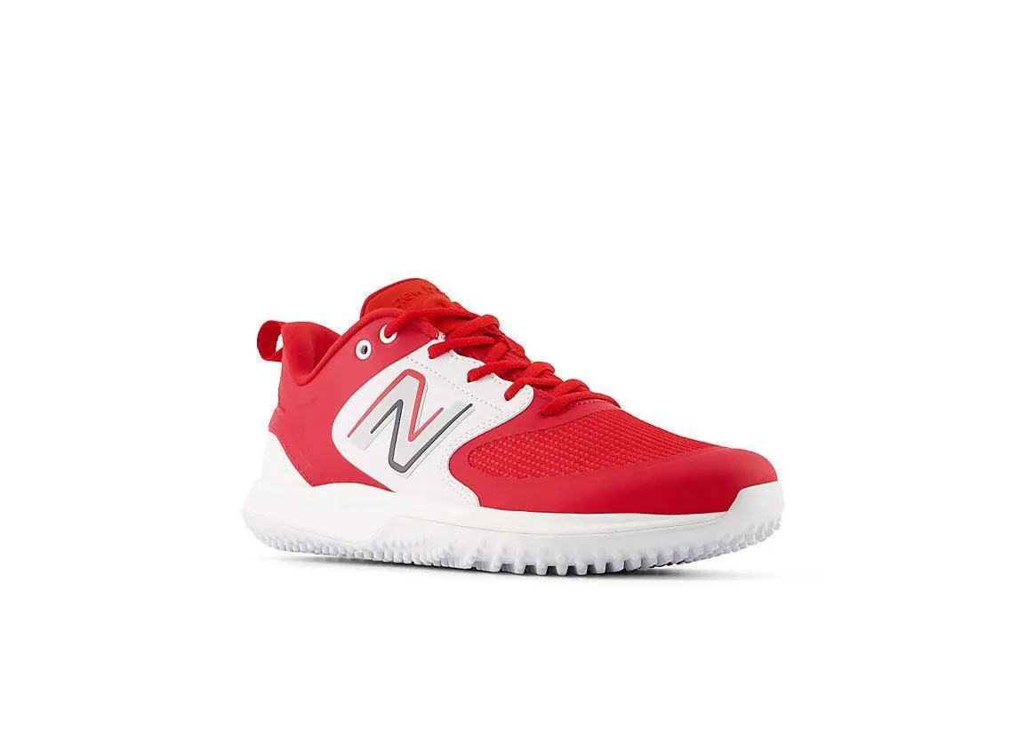 New Balance Men's Fresh Foam 3000 V6 Turf Baseball Shoes - Red with White - T3000TR6 Sophisticated piece