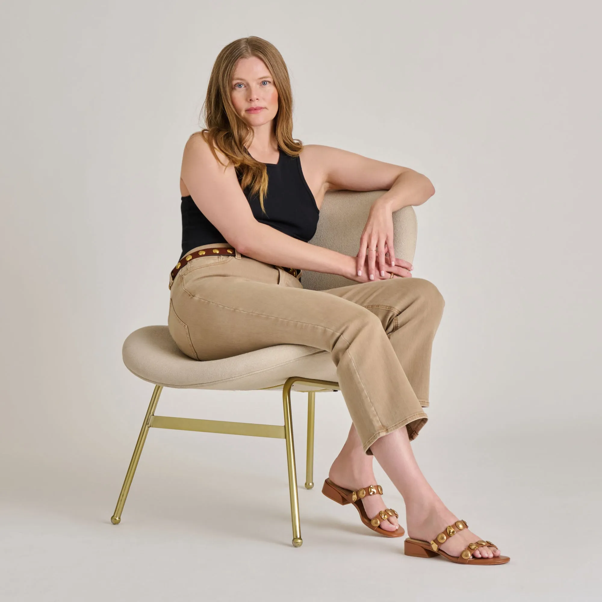 Soft cushion Seaside Wear FARROW SANDALS SADDLE LEATHER