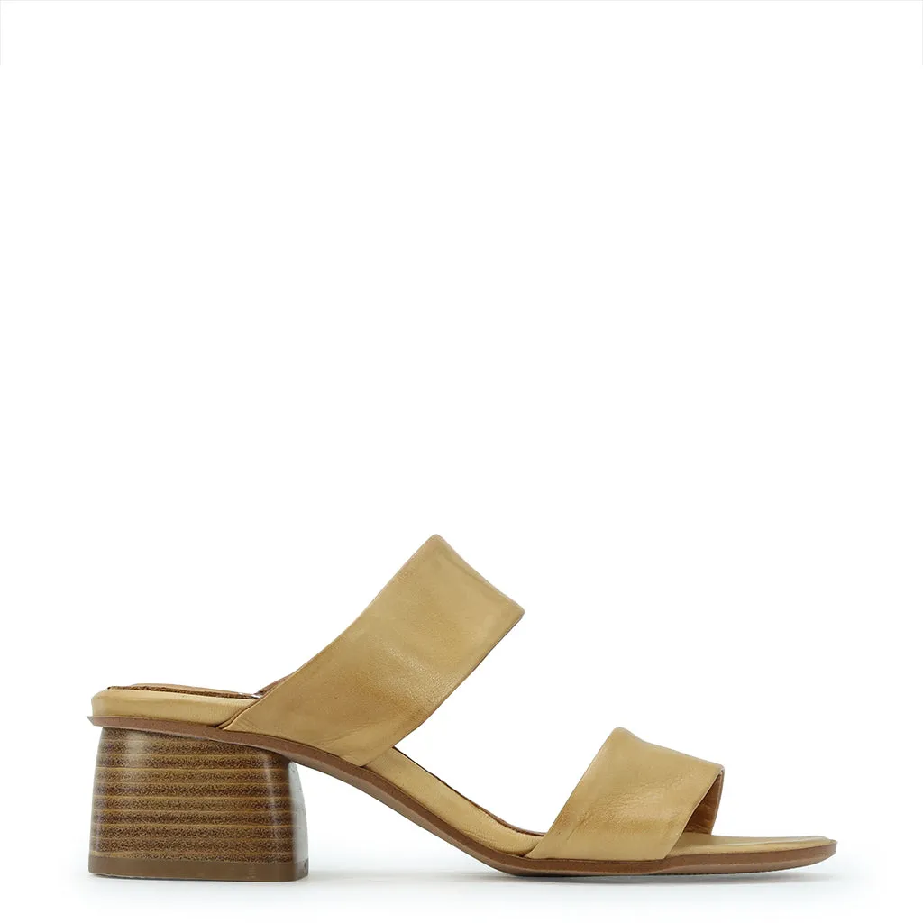 men's shoes POET LEATHER SLIDE SANDALS