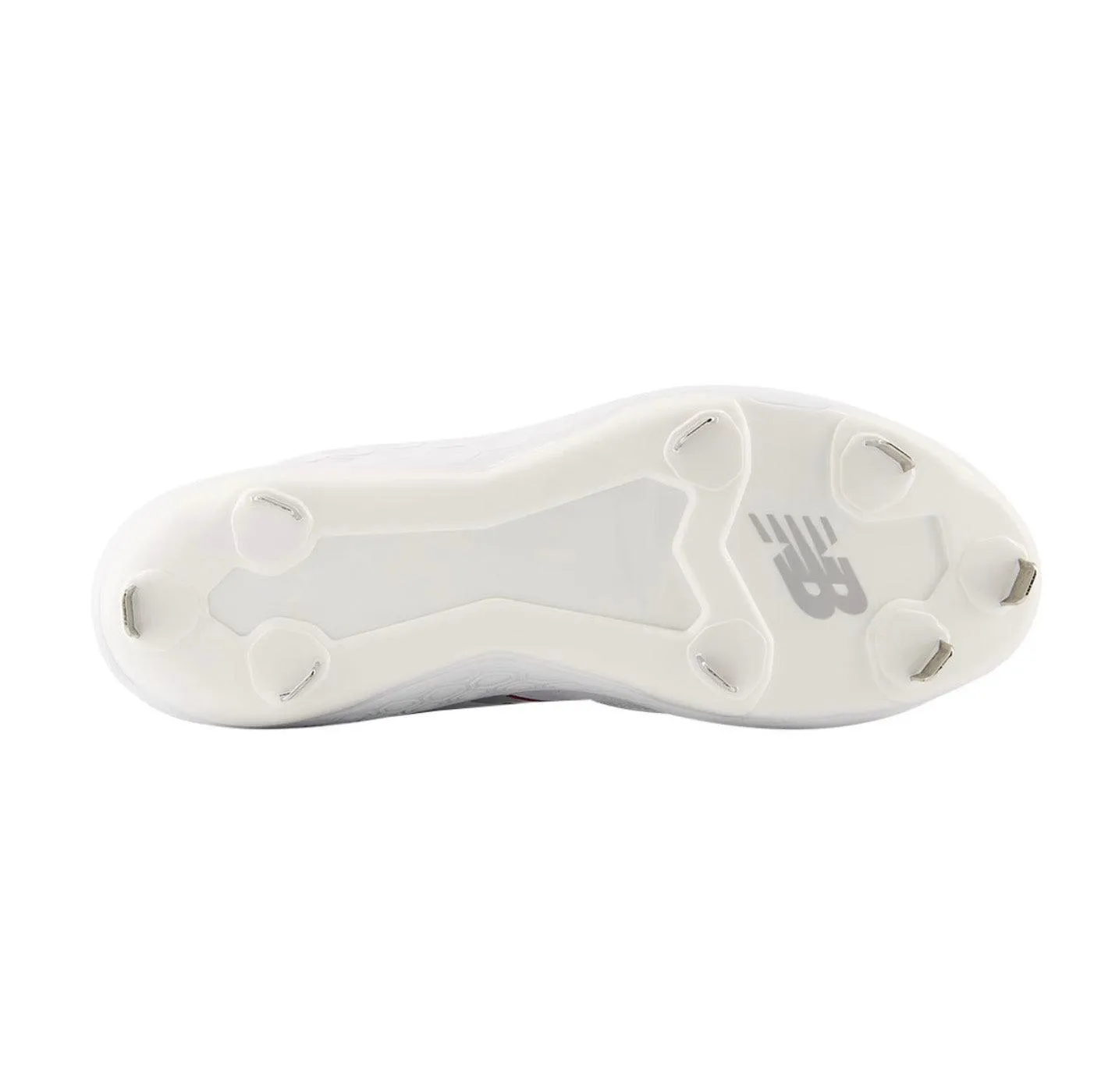 New Balance Men's Fresh Foam X 3000 V6 Metal Baseball Cleats - Cardinal with White - L3000BC6 Foot Arch Bold piece