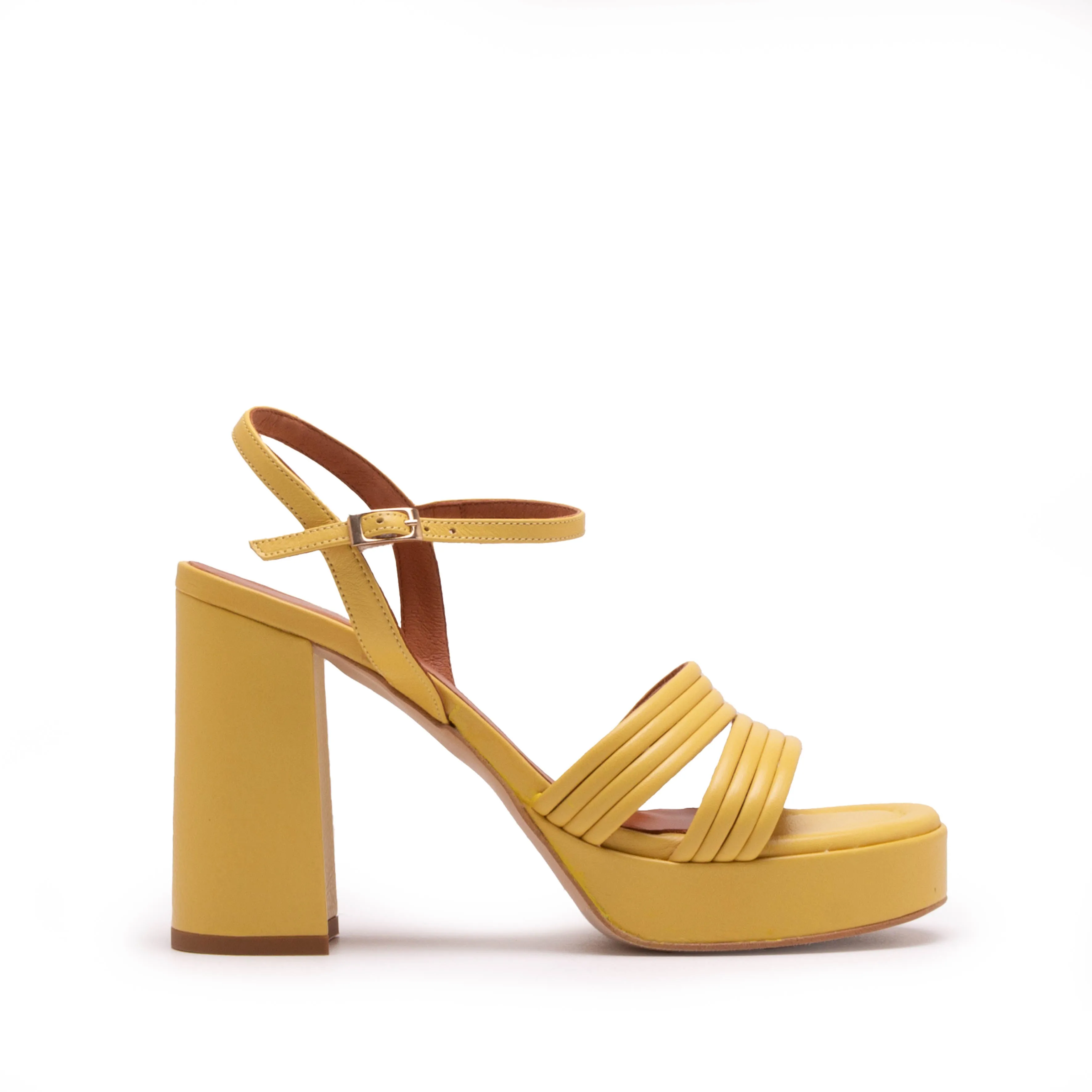 MERCEDES PLATFORM SANDAL Ankle Strap Heels Classic Design