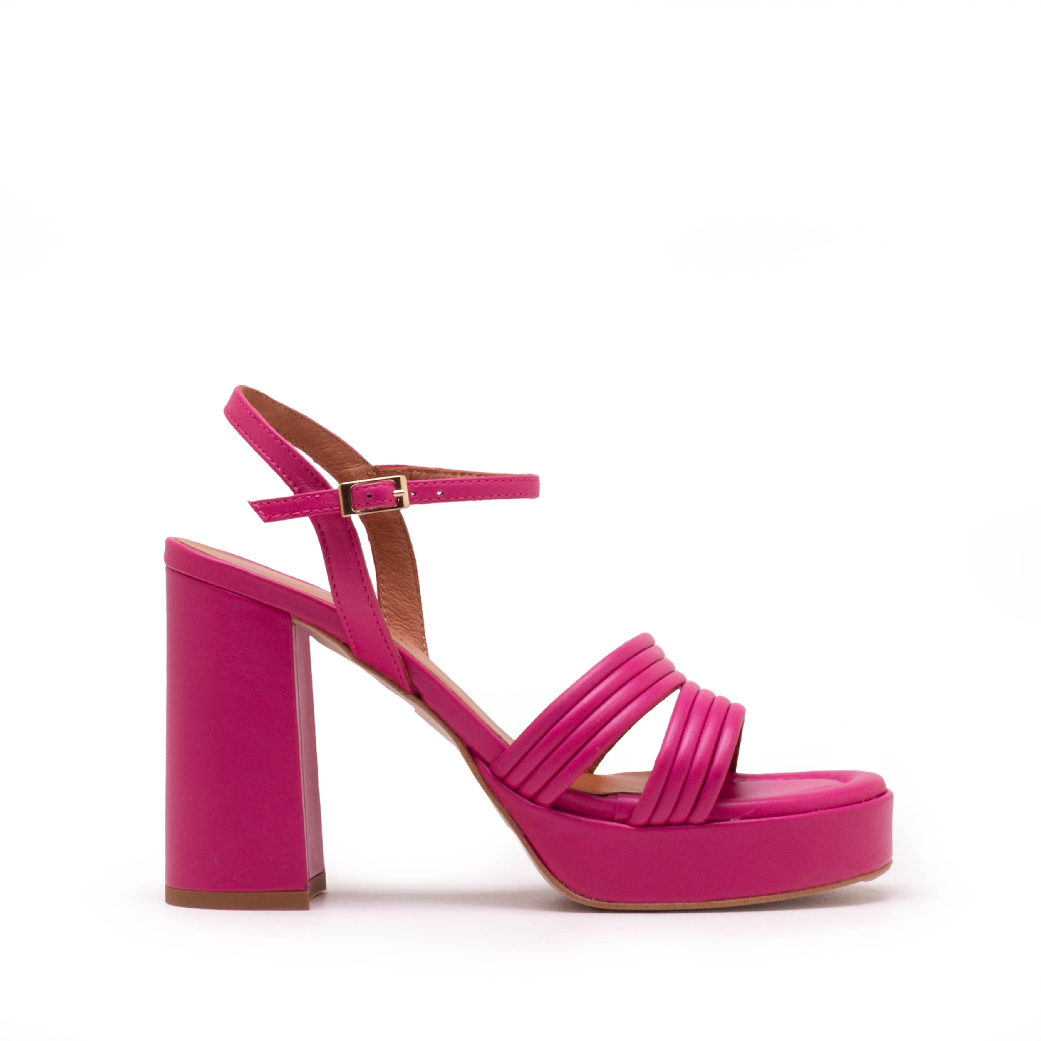 MERCEDES PLATFORM SANDAL Wide Fit Heels