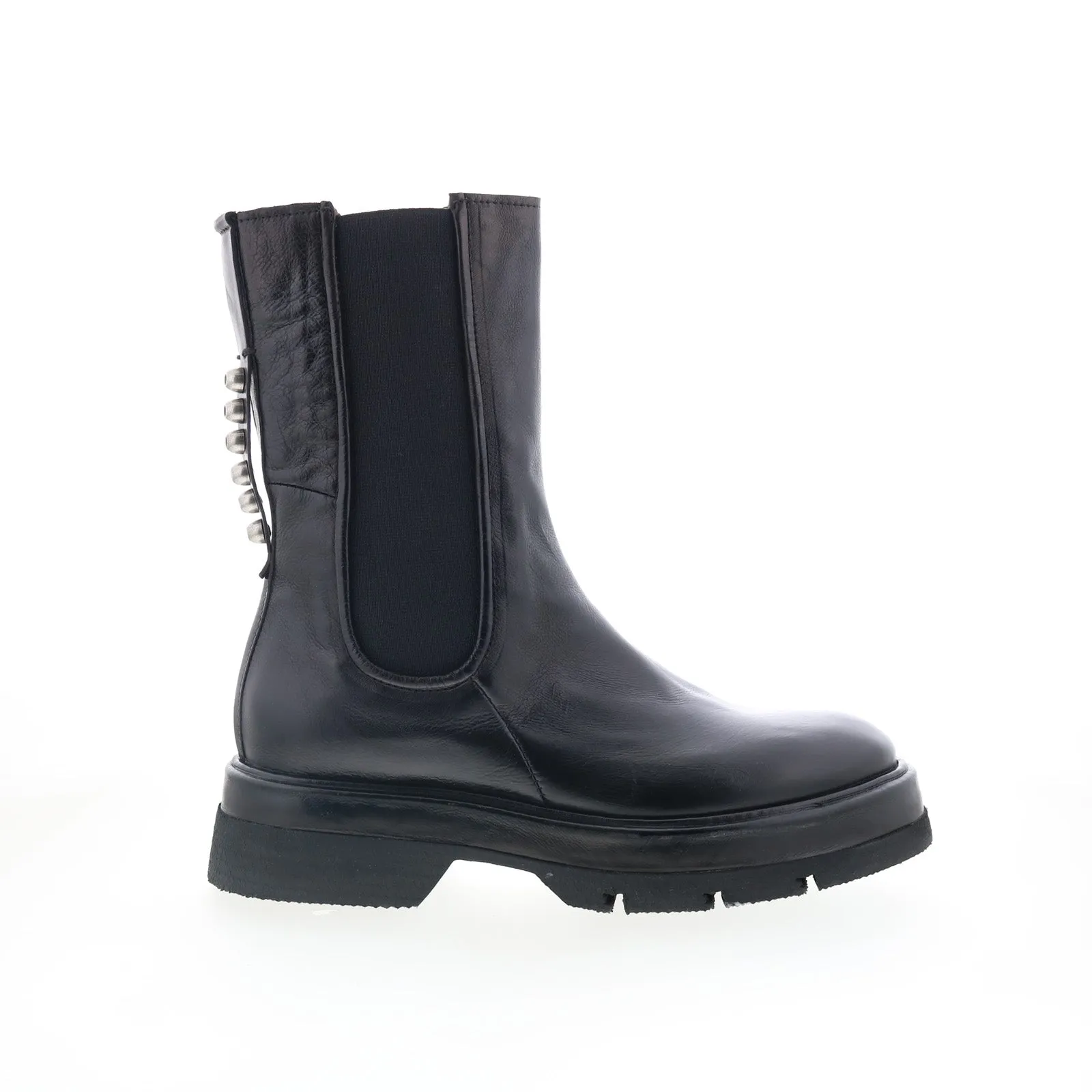 Impact absorption Multi Use A.S. 98 Vinny A90211-201 Womens Black Leather Slip On Chelsea Boots