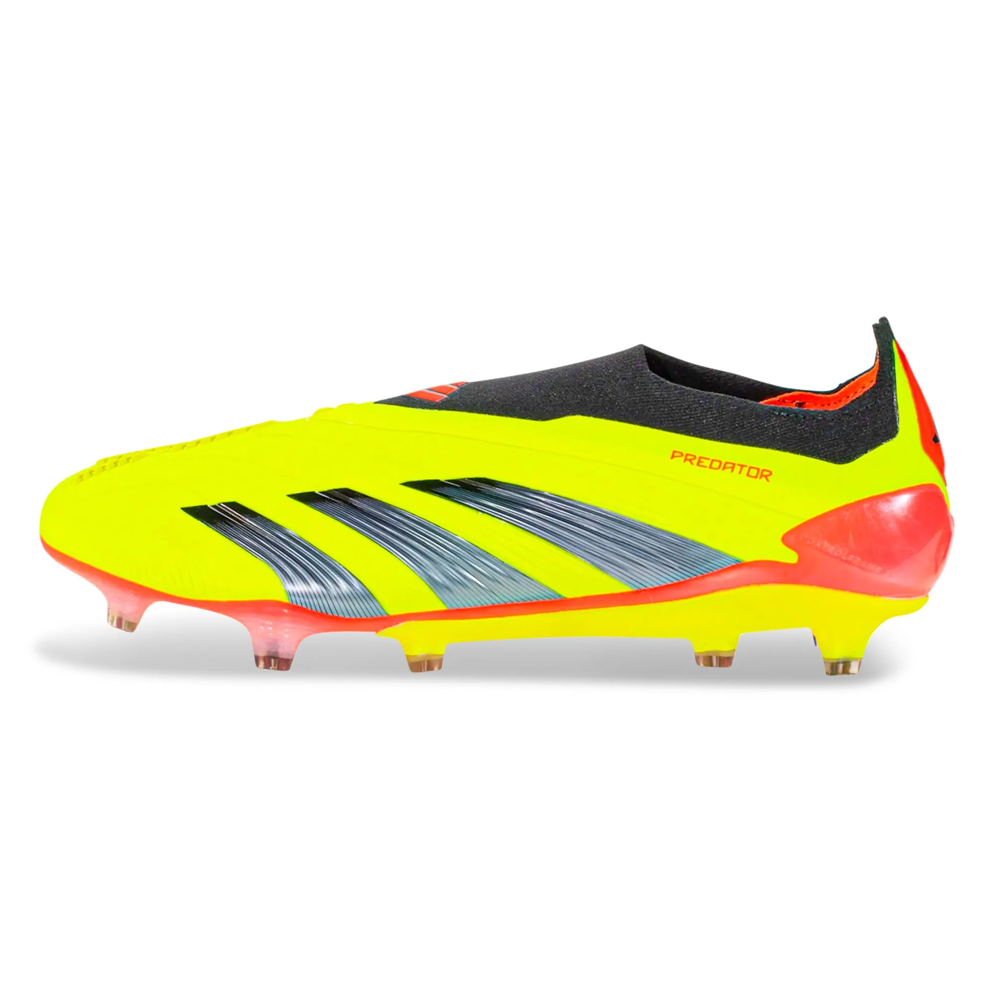 Multi Surface adidas Predator Elite LL FG Soccer Cleats (Solar Yellow/Black/Solar Red)