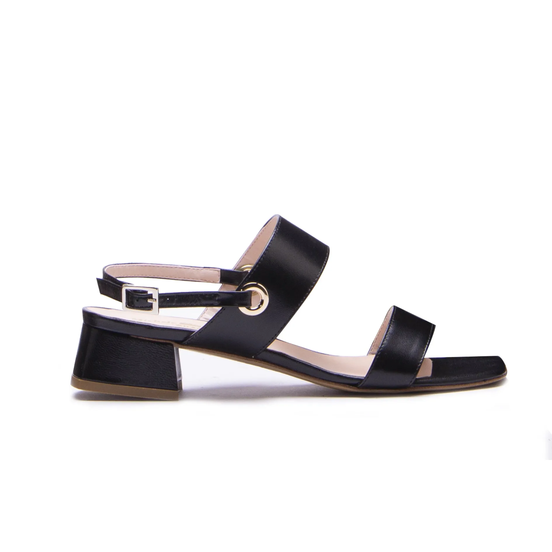 VENEZIA SANDAL LOW HEEL Wide Fit Heels Bridal Pumps