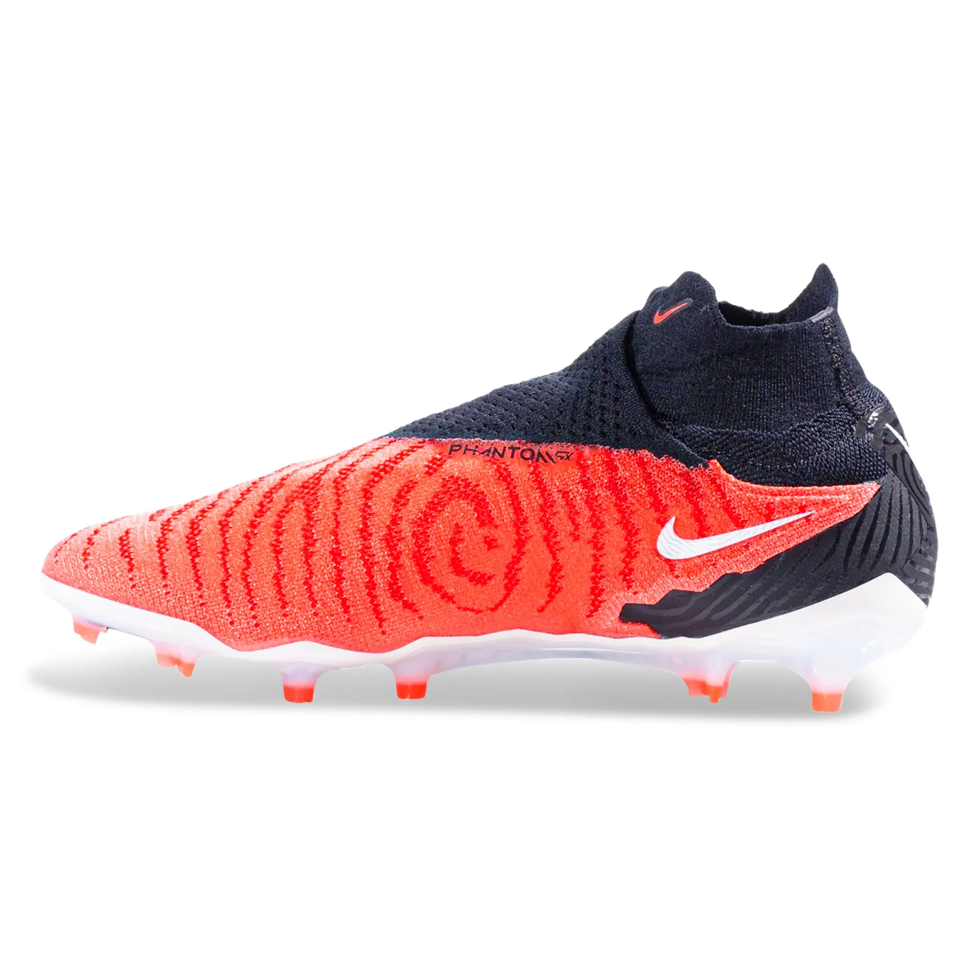 League Games Turf Control Nike Phantom GX Elite DF Firm Ground Soccer Cleats (Bright Crimson/Black)