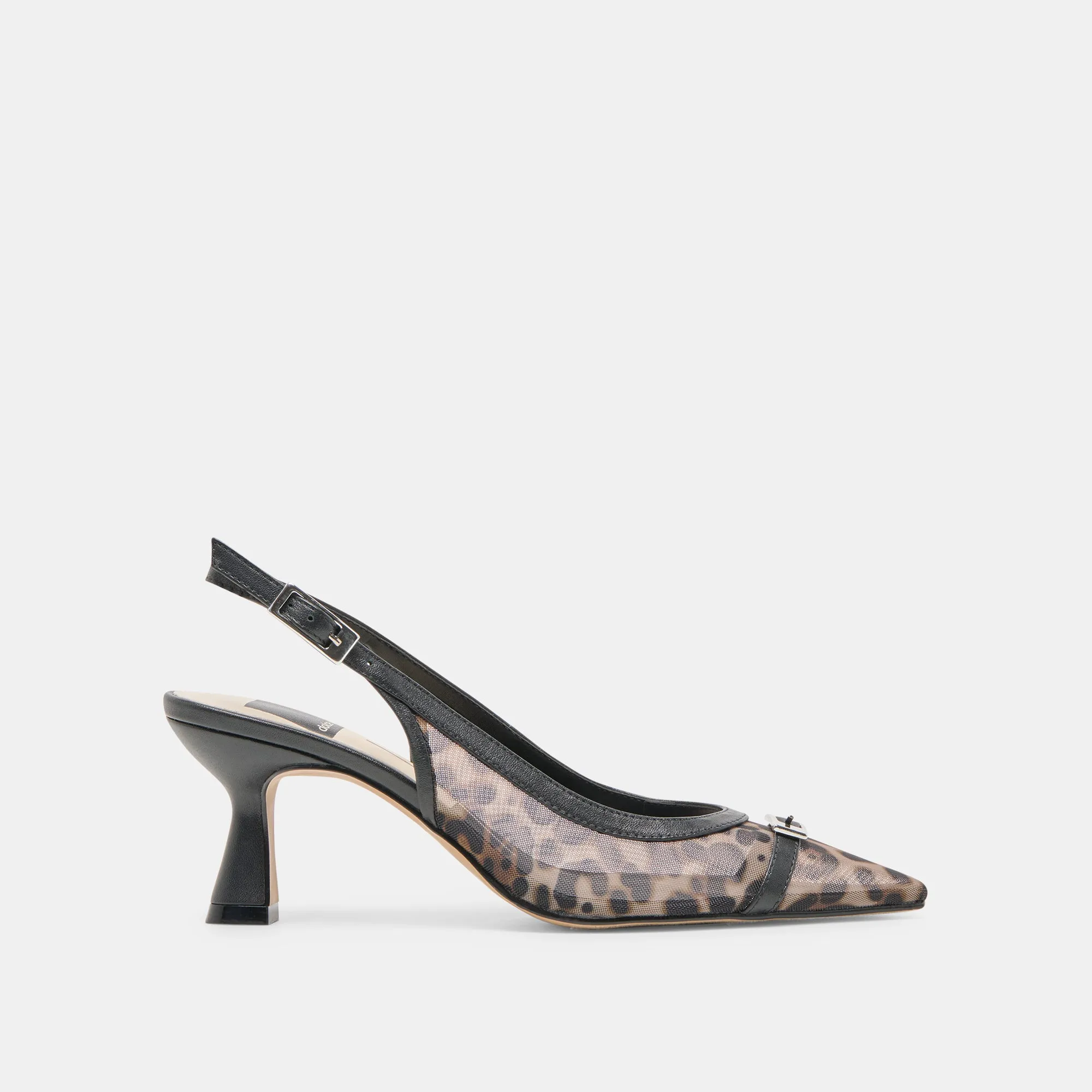 LORINE HEELS LEOPARD MESH Stretchable