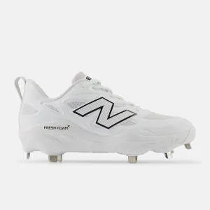 Optimal ease Support Base New Balance Women's Fresh Foam X Velo v4 Metal Fastpitch Softball Cleats - White SMVELOW4