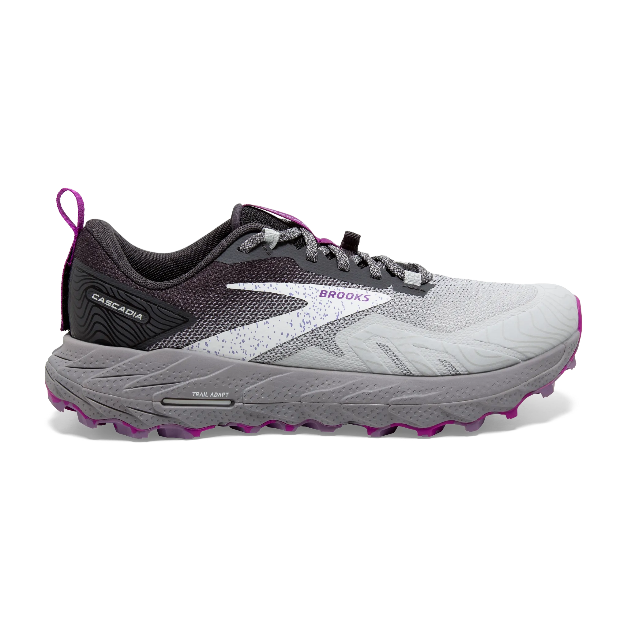 cushioned leather shoes racing - flats Women's Cascadia 17