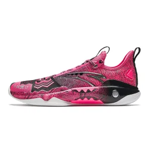 Fashionable Style Sneakers Padded Collar ANTA Shock Wave 5.0 Pro KAI PE "Pink"