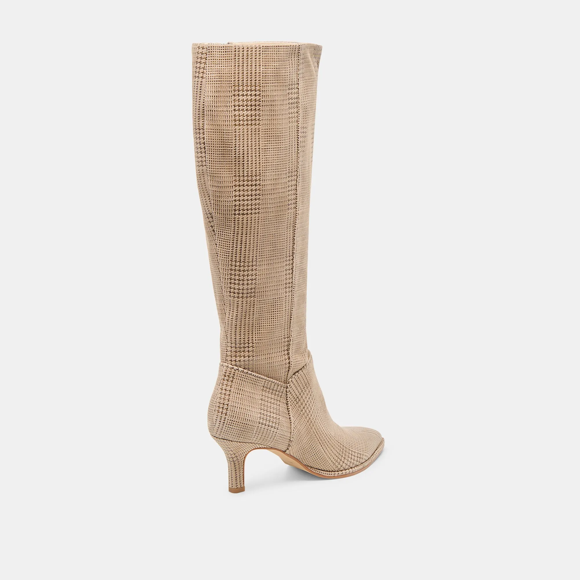 ALDY BOOTS HERRINGBONE PRINTED SUEDE Fashionable Design