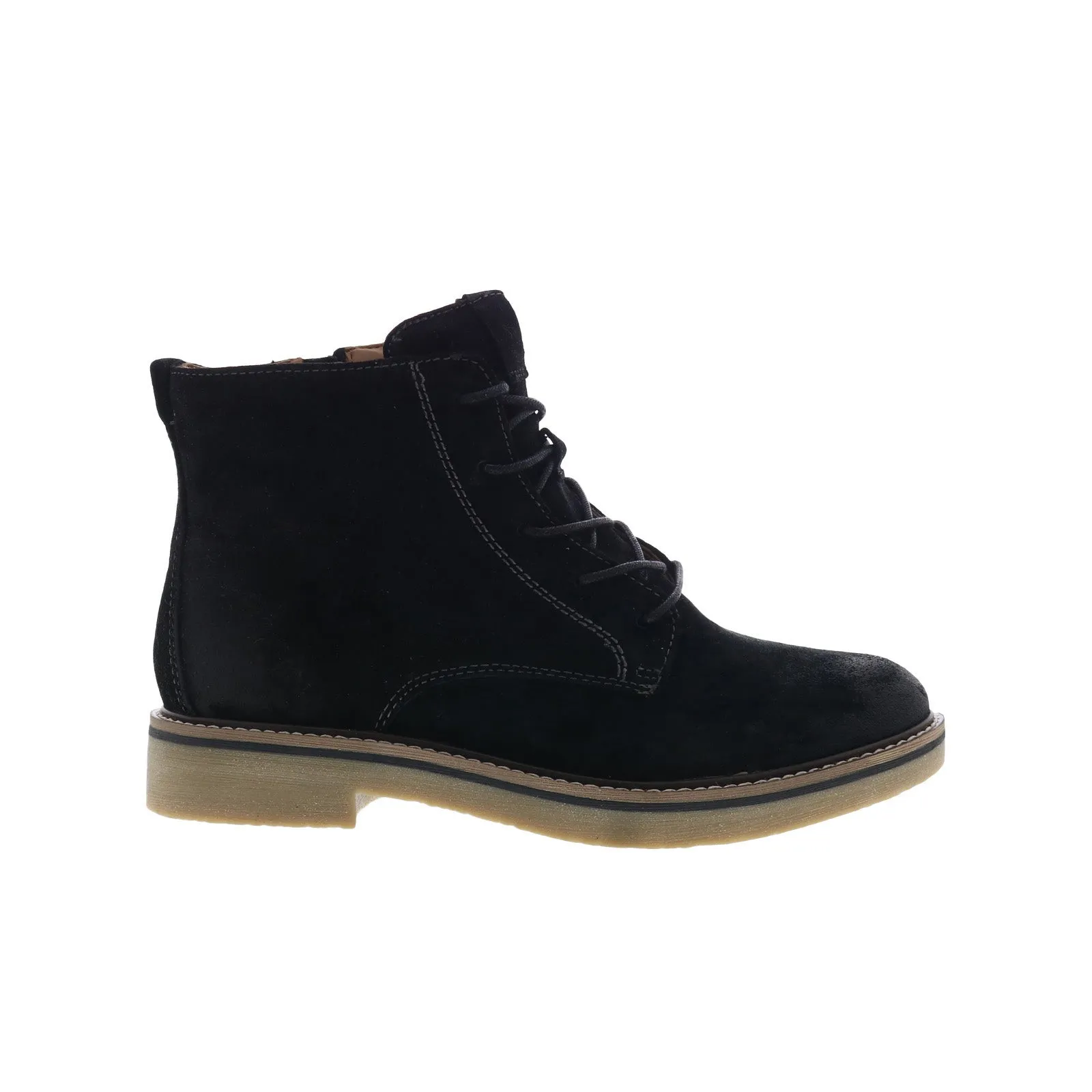 Comfortiva Resee CT0025521 Womens Black Suede Zipper Casual Dress Boots Every Condition Elastic Cuff