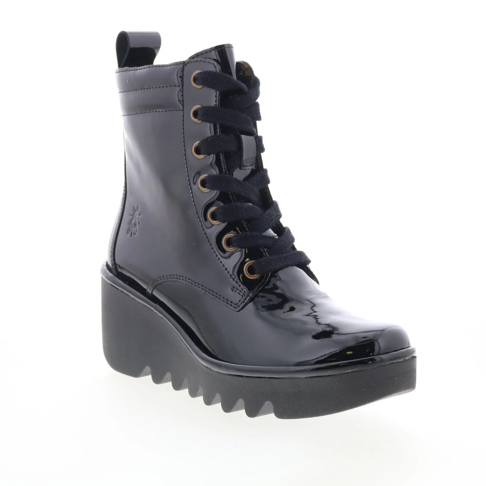 Fly London Biaz BIAZ329FLY-000 Womens Black Leather Casual Dress Boots Functional Middle-Aged Man