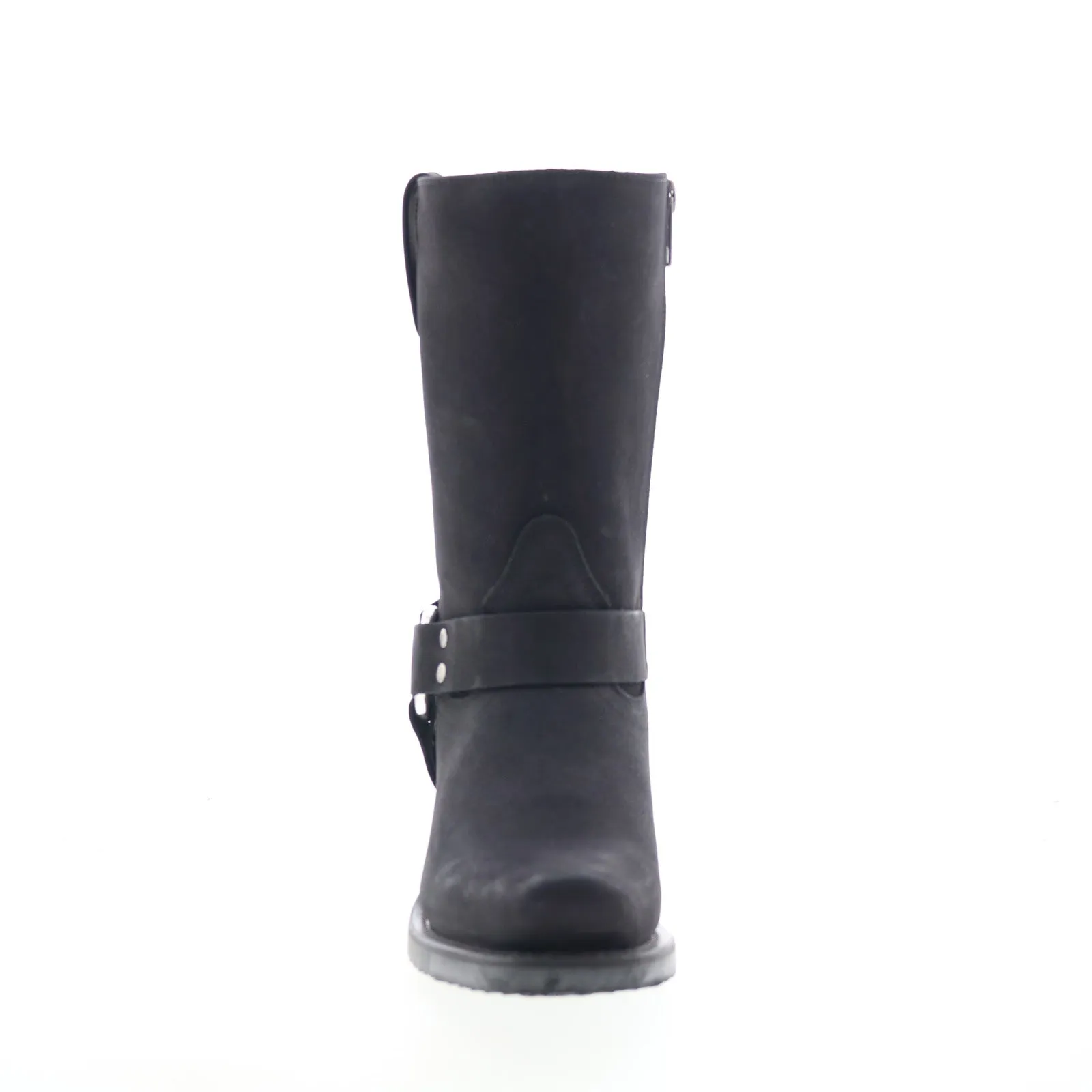 Jama Old West Harness Boot MB2058L Womens Black Leather Western Boots Snow protection Comfortable bend