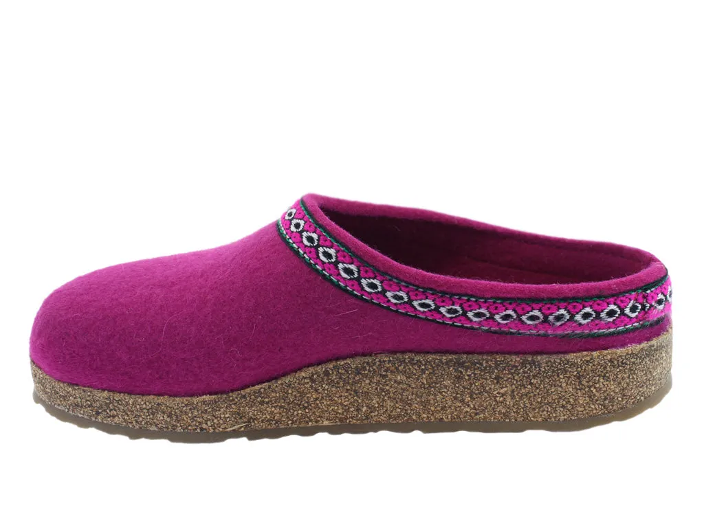 Step Ahead Haflinger Clogs Grizzly Franzl Kardinal Pink