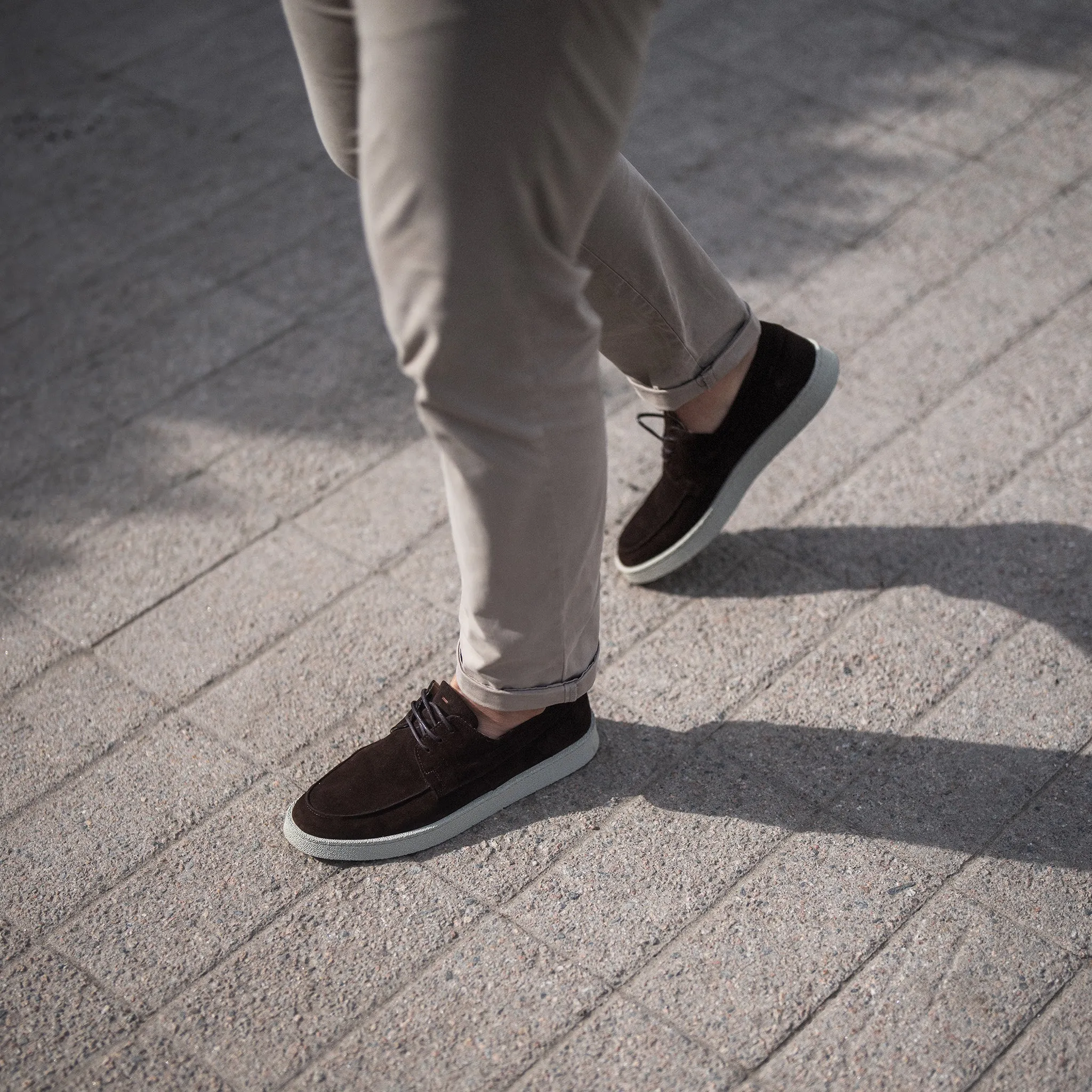 Wide-fit material - type SIRRI Men??s casual lace-ups