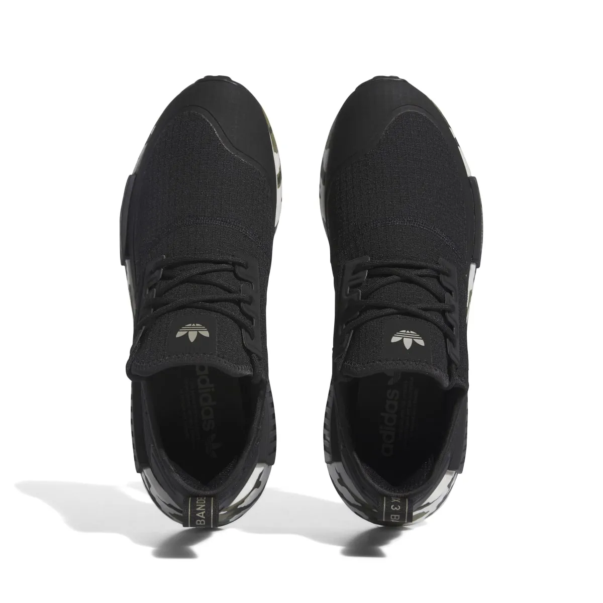 flexible shoes weight - lifting running shoes ADIDAS IE0521 NMD_R1 TR MN'S (Medium) Black/Black/Silver Textile Running Shoes