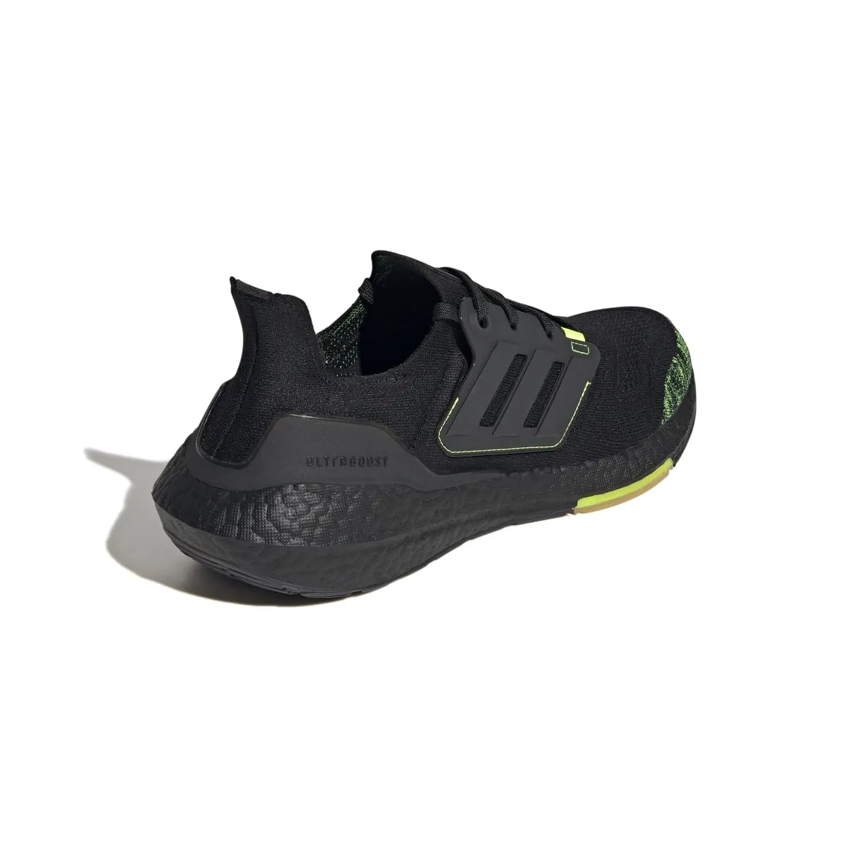 Outdoor Grip technology - brand shoes ADIDAS GX5915 ULTRABOOST 22 MN'S (Medium) Black/Black/Yellow Textile Running Shoes