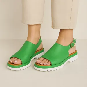 LE SANSA BRIAR FERN GREEN Shock - absorbing midsole