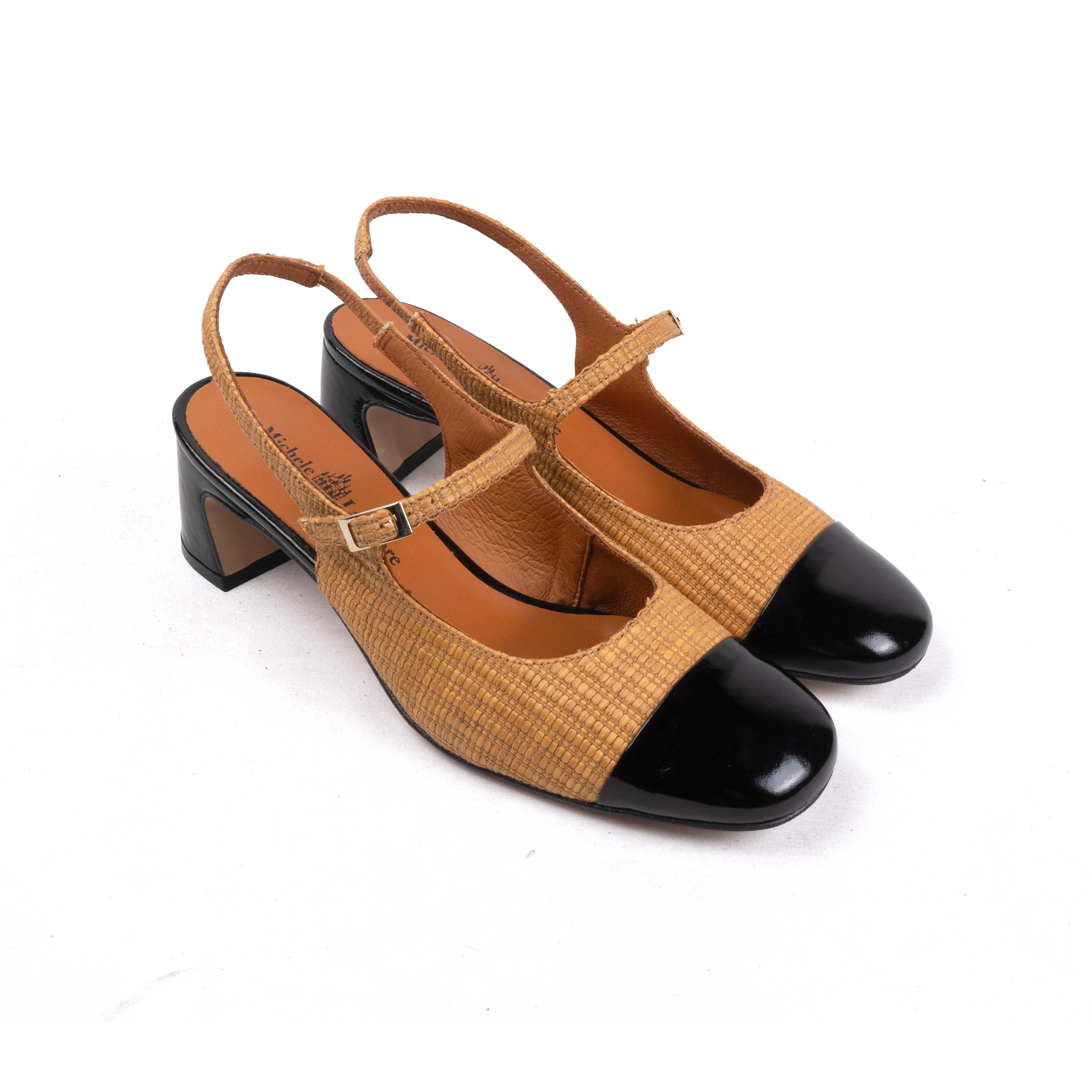ANGELICA SLING BACK Vintage Stiletto Shoes