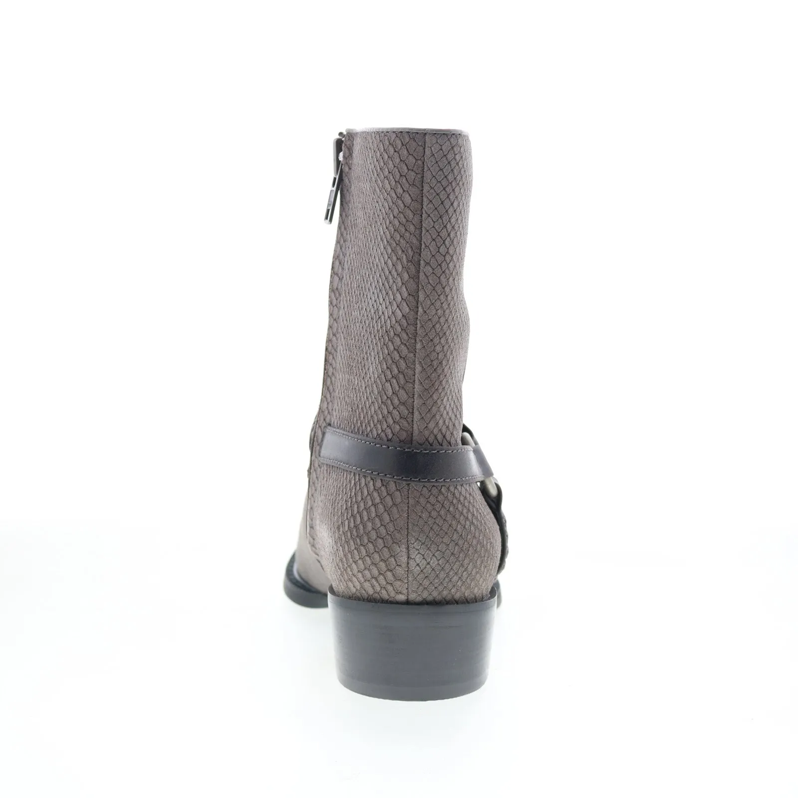 Quality Design Dingo Butch Cowboy Boots DI-219 Mens Gray Leather Zipper Western Boots