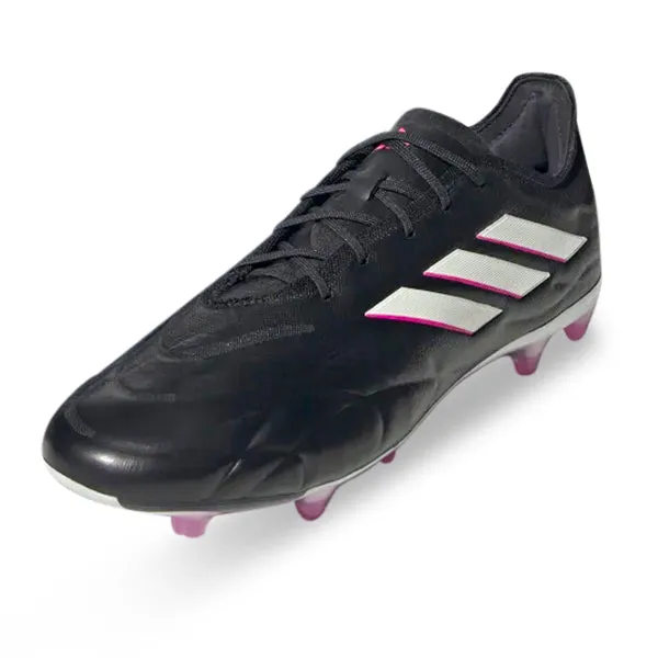 adidas Copa Pure.2 Firm Ground Soccer Cleats (Black/Shock Pink) Form Fit Speed Track
