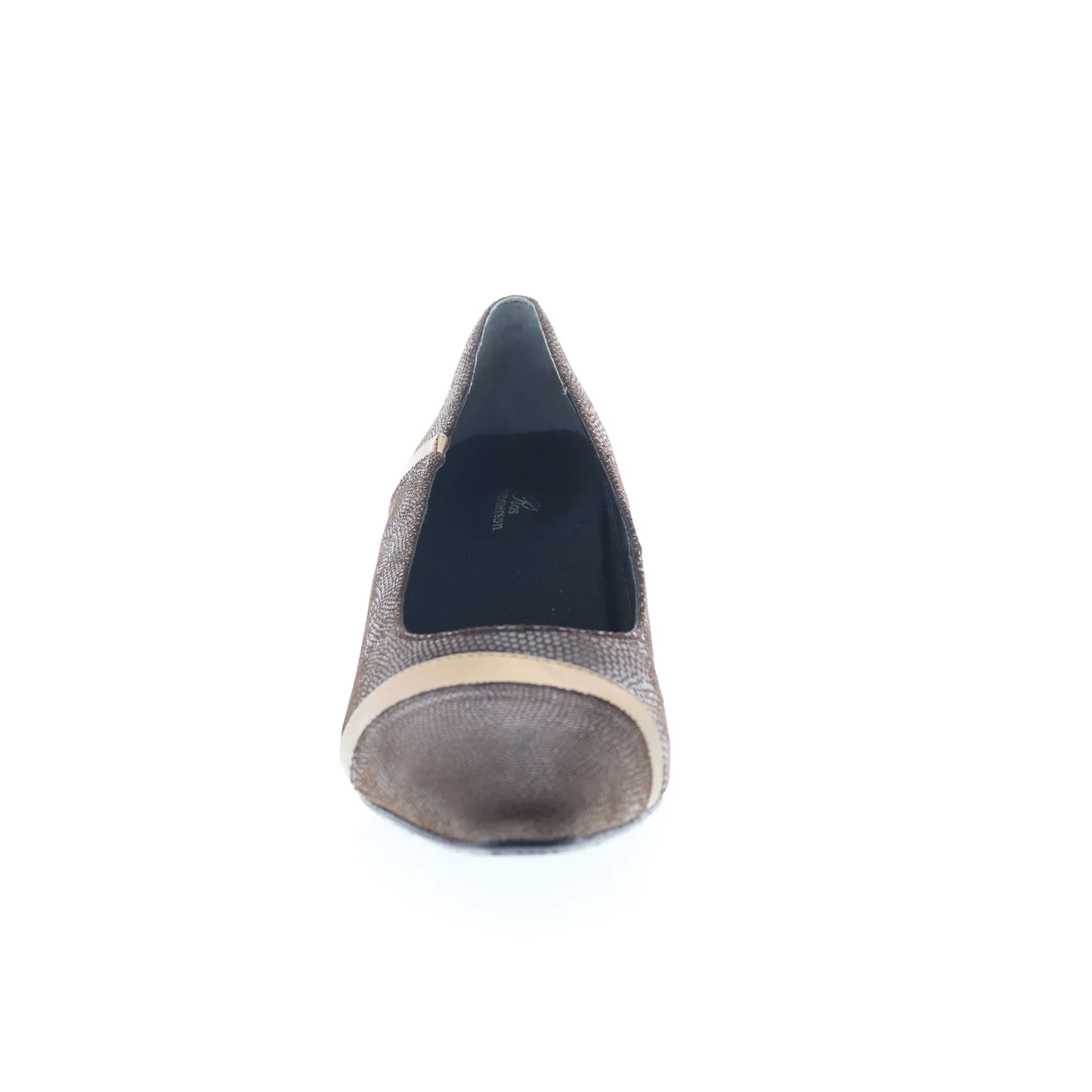 Energy return Classic Design Ros Hommerson Kiwi 75070-65 Womens Brown Leather Pumps Heels Shoes