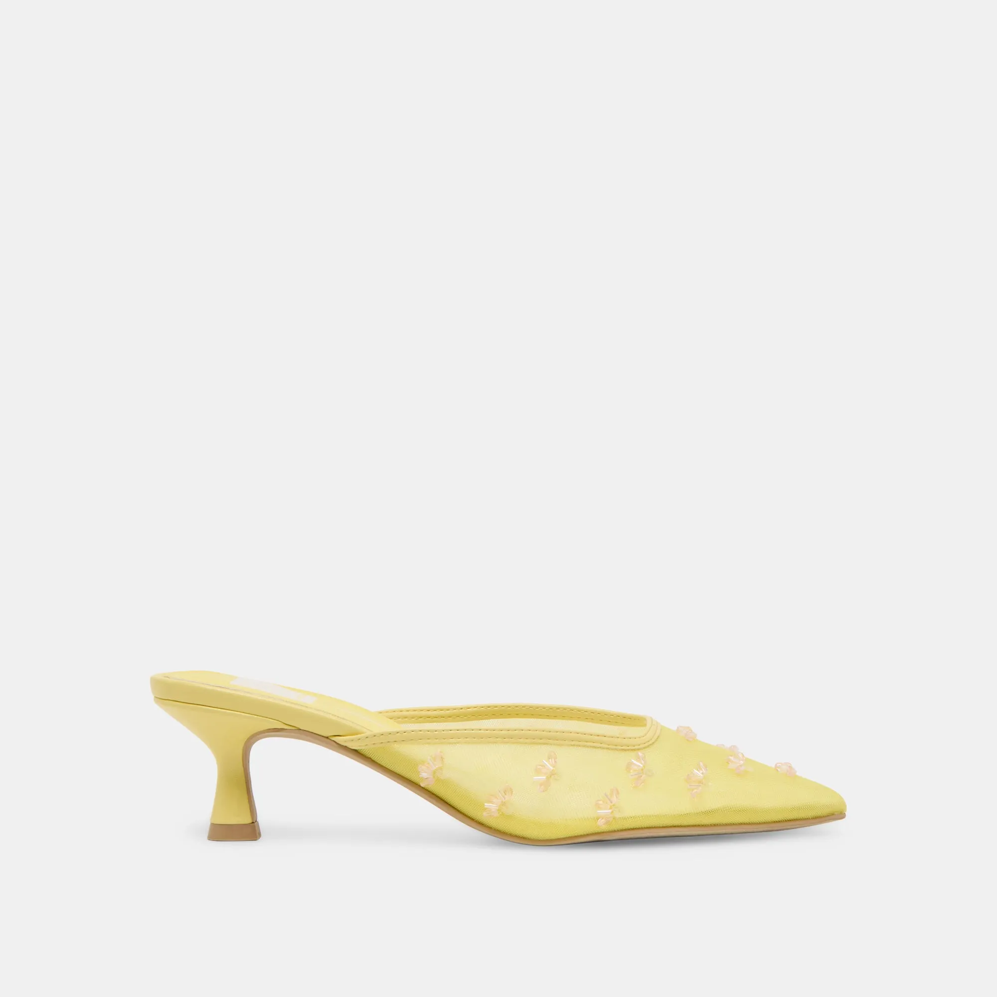 CLARA WIDE HEELS LEMON MESH Non Marking High Density