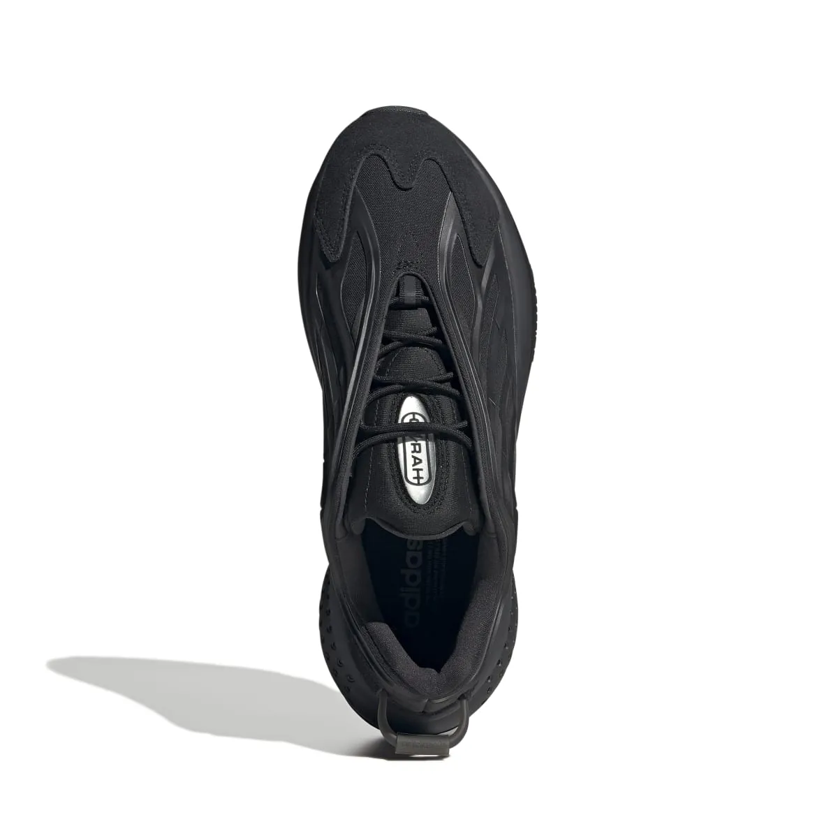 amateur runners' shoes lace - decorated running gear ADIDAS GX1874 OZRAH MN'S (Medium) Black/Carbon/White Canvas Running Shoes