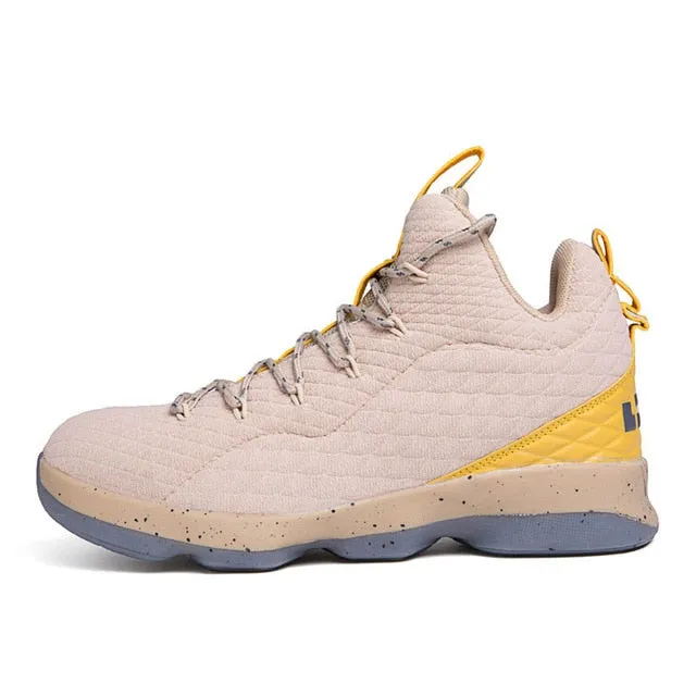Men's High-top Lebron Basketball Shoes Responsive Support Elastic Bands