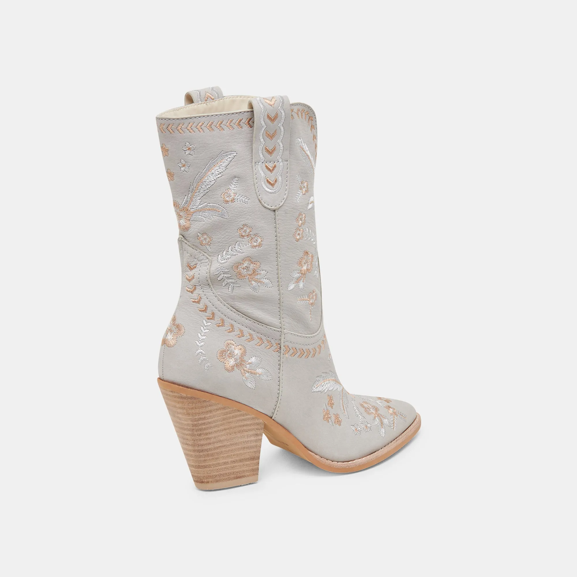 JESSEY FLORAL BOOTS LIGHT BLUE NUBUCK Versatile Style